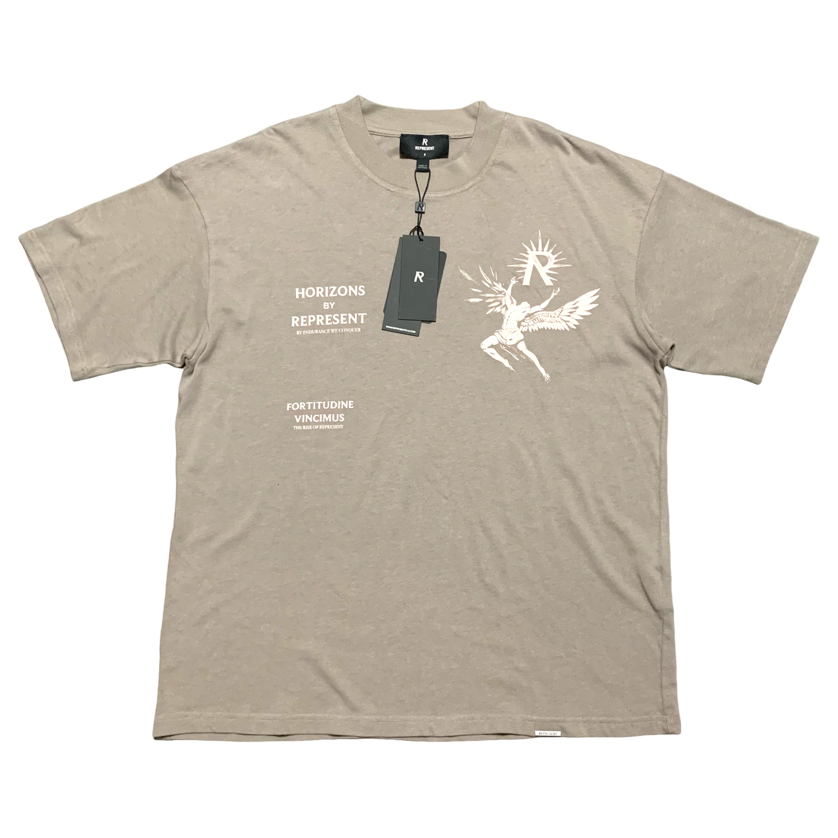 Represent Small Icarus Taupe Tee