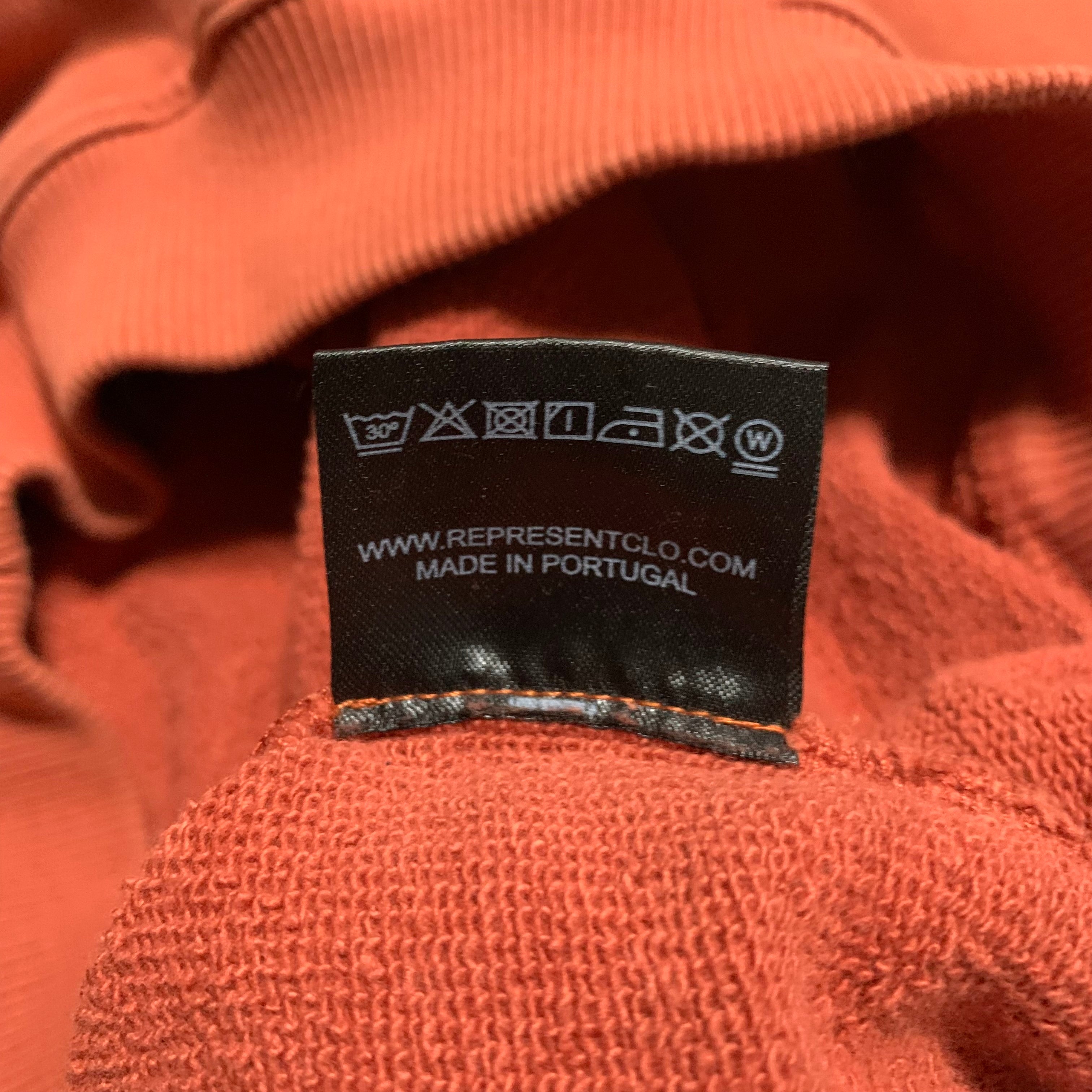 Represent XS Racing Team Coral Orange Sweatshirt Crewneck