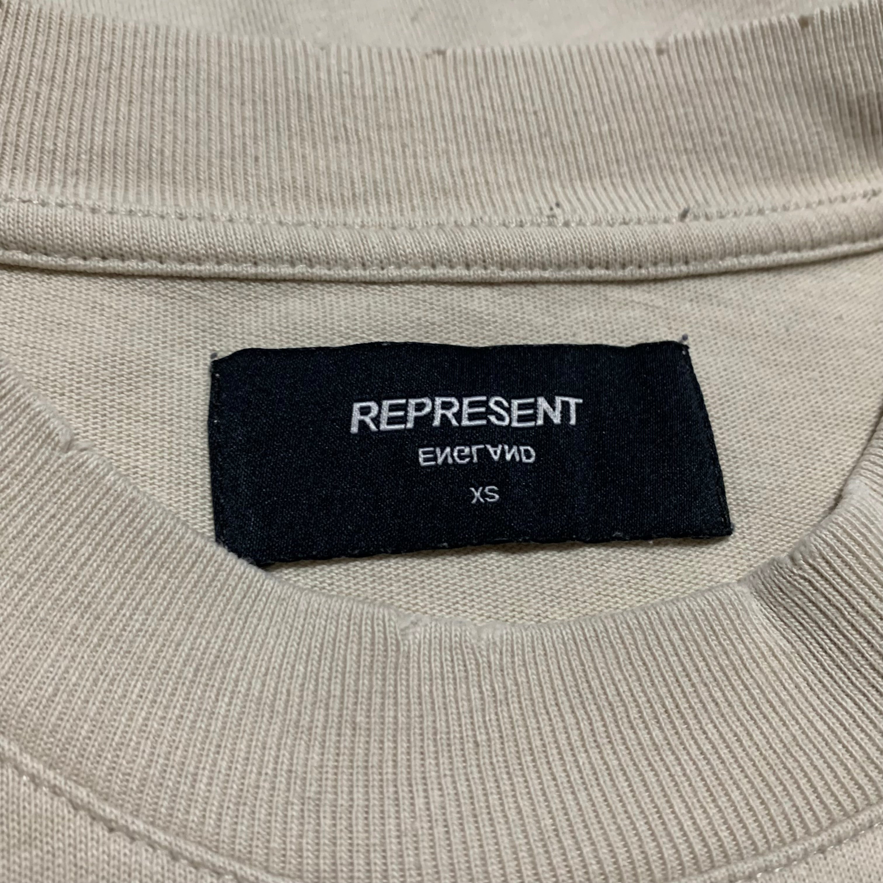 Represent XS British Thunder Vintage White Tee