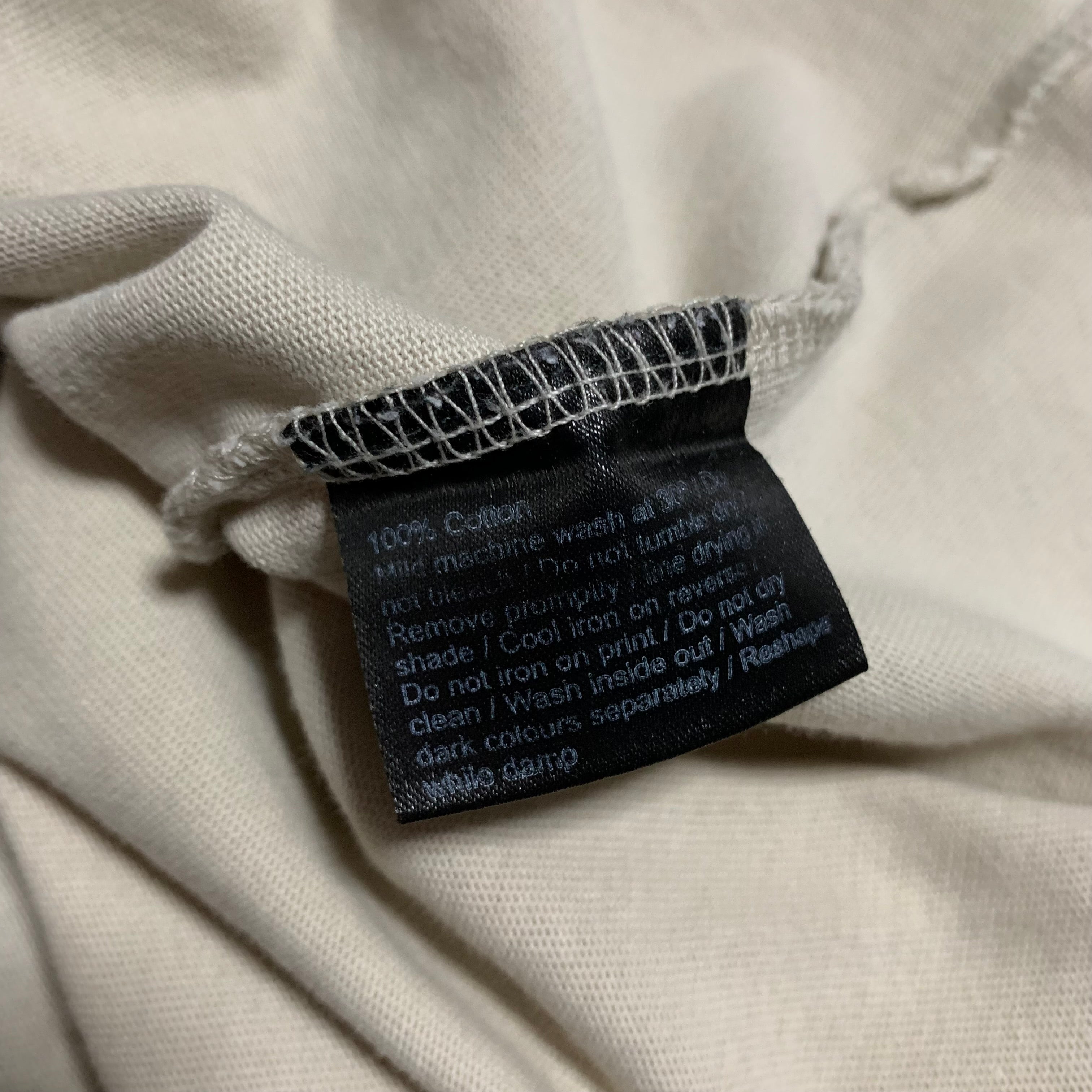 Represent XS As Good As Dead Vintage White Tee