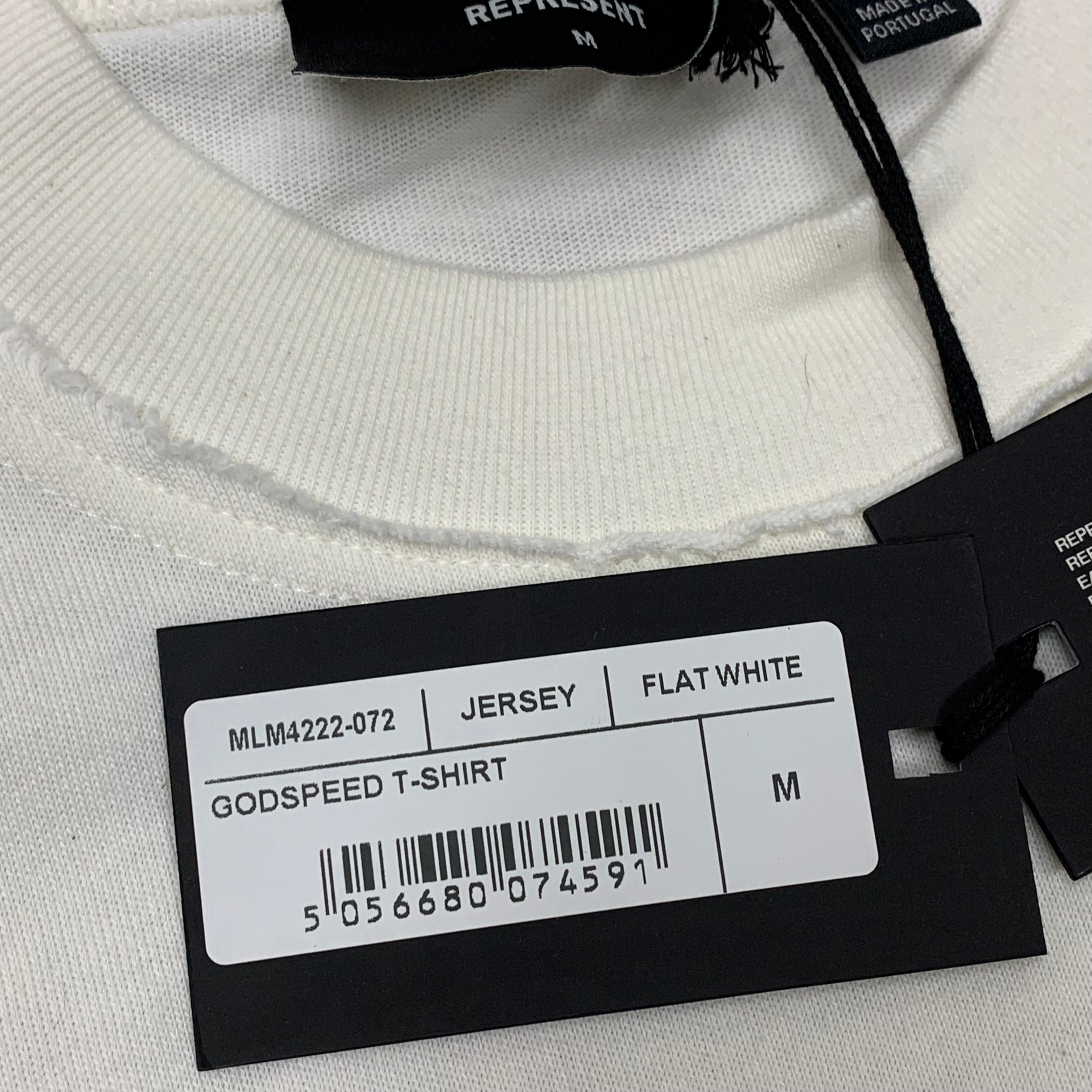 Represent Medium Tee Godspeed Flat White T-Shirt