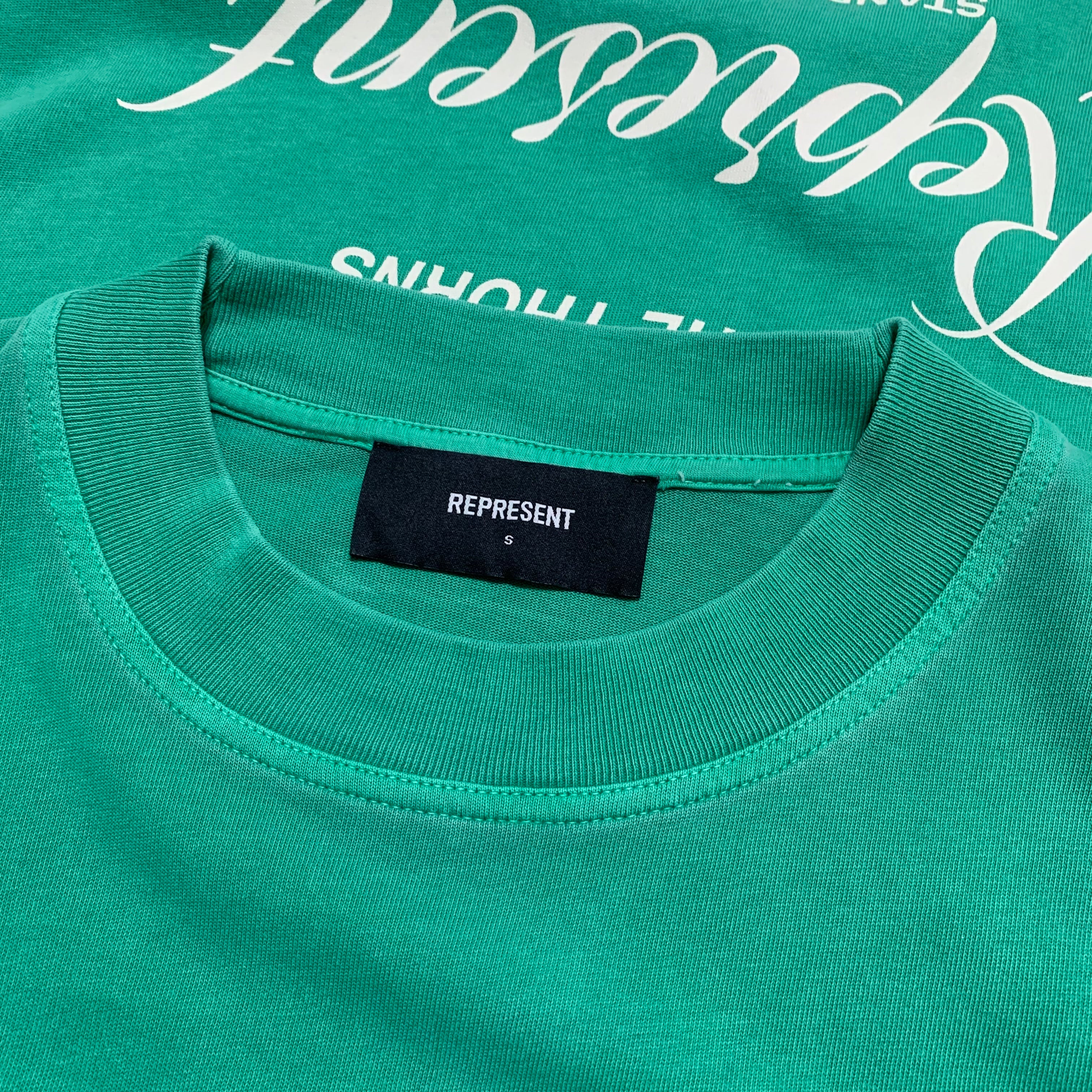 Represent Small Fall From Olympus Island Green Tee