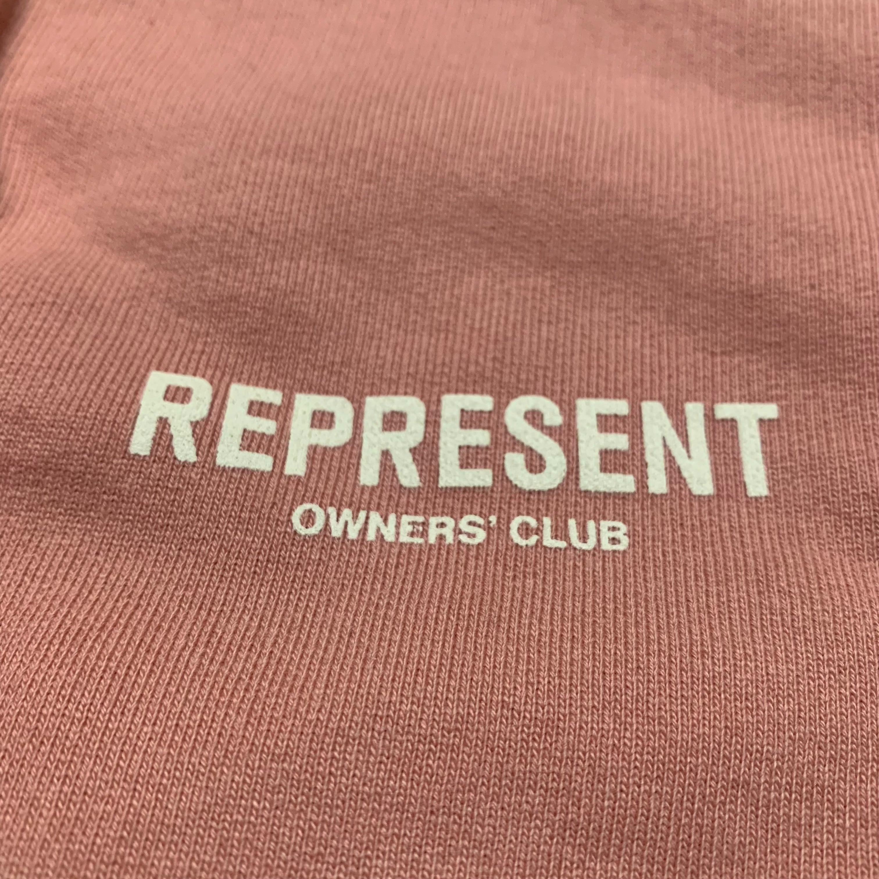 Represent Small Owners Club Jogger Bottoms Coral Pink