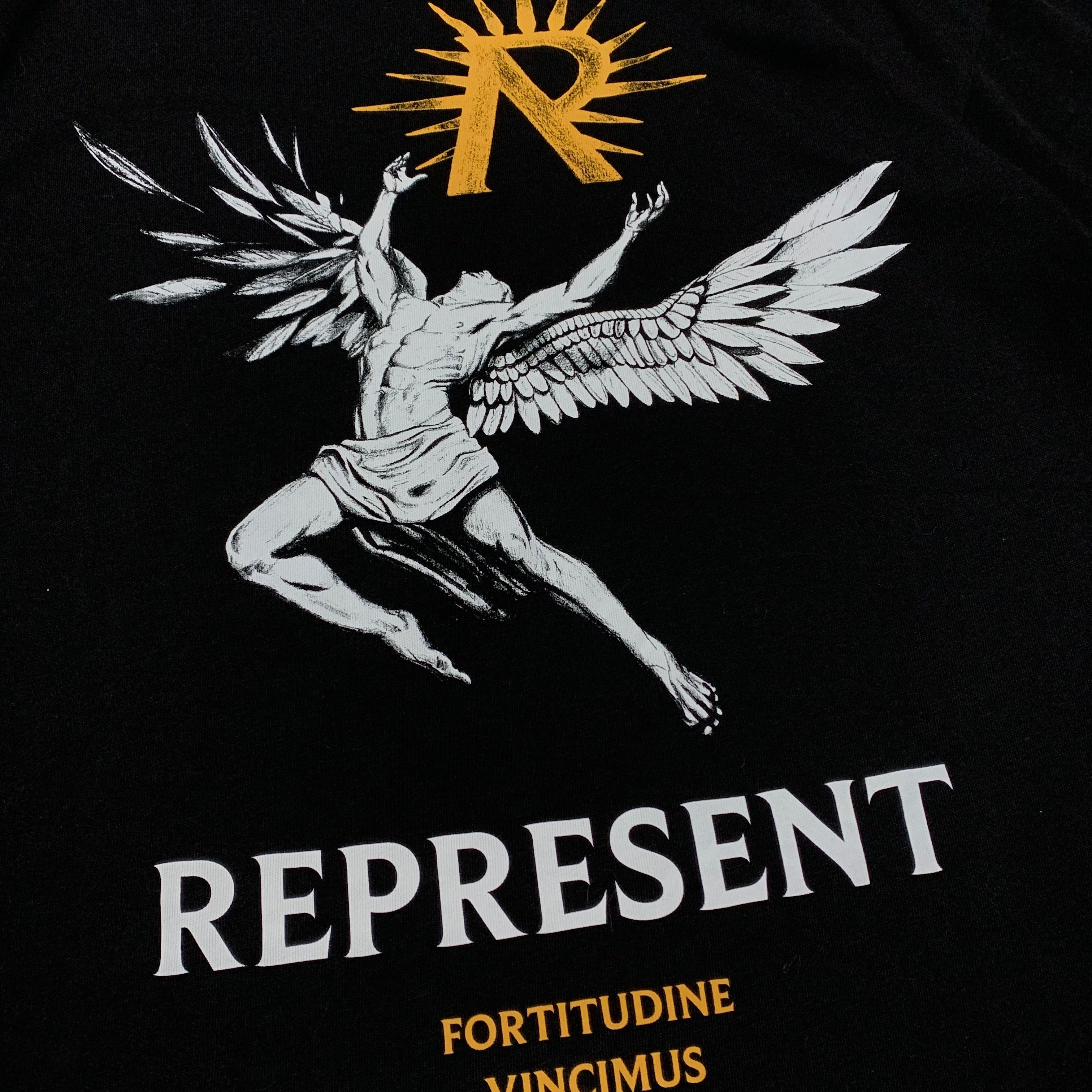 Represent Small Icarus Jet Black Tee