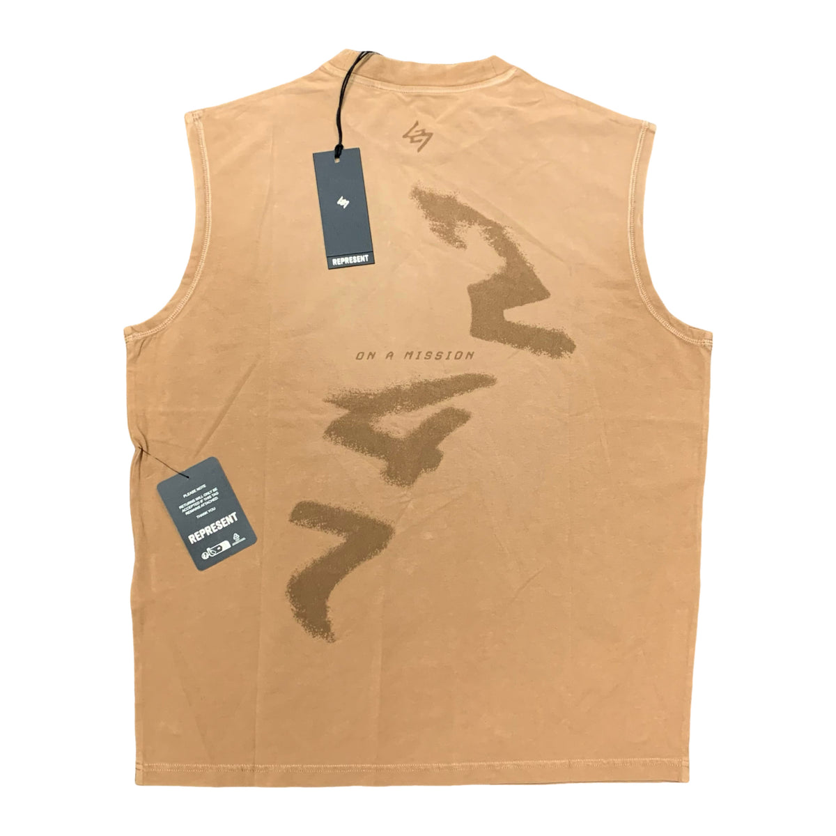Represent Small Tank 247 Oversized Rust Tank Top