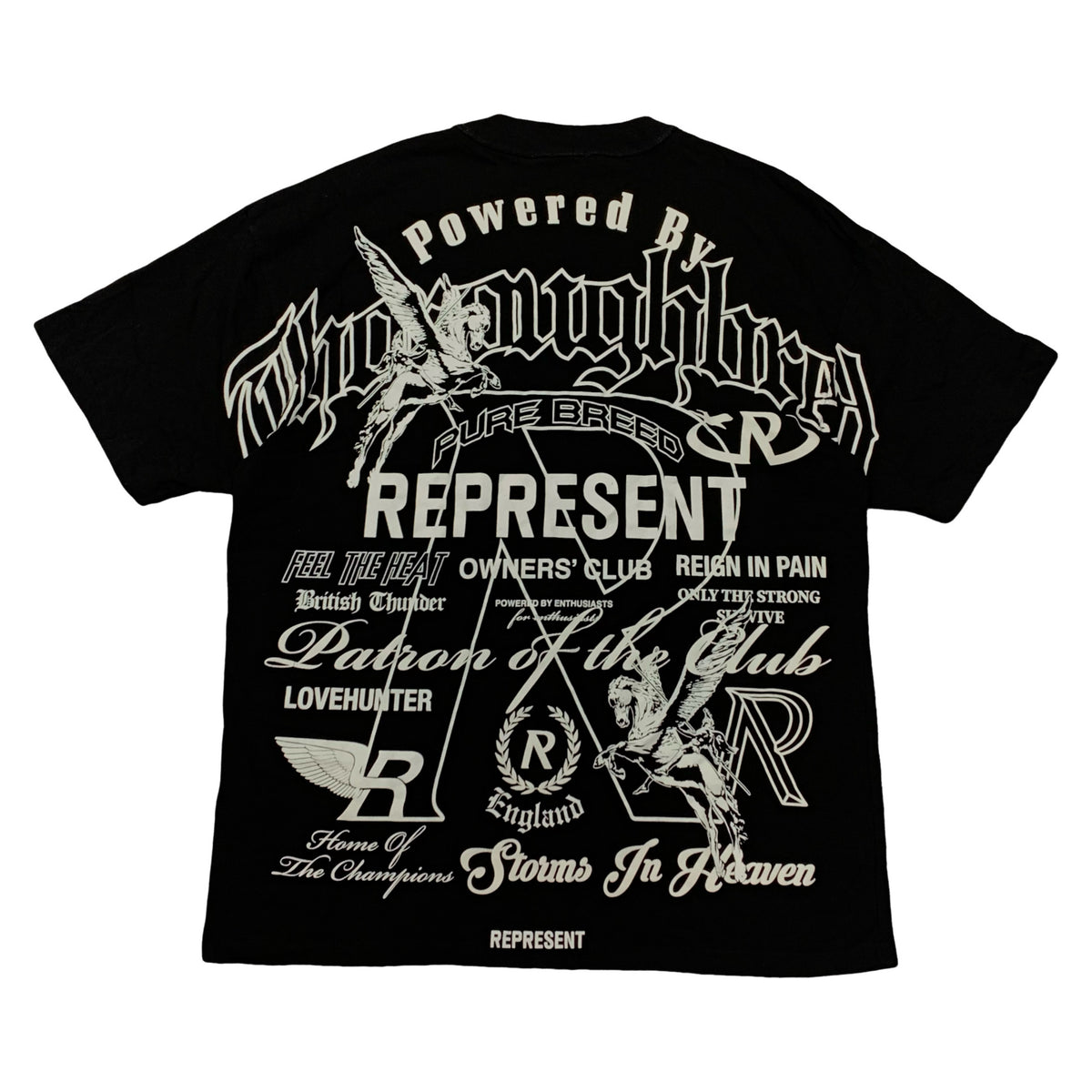 Represent Small Tee Monochrome Icons Black T-Shirt