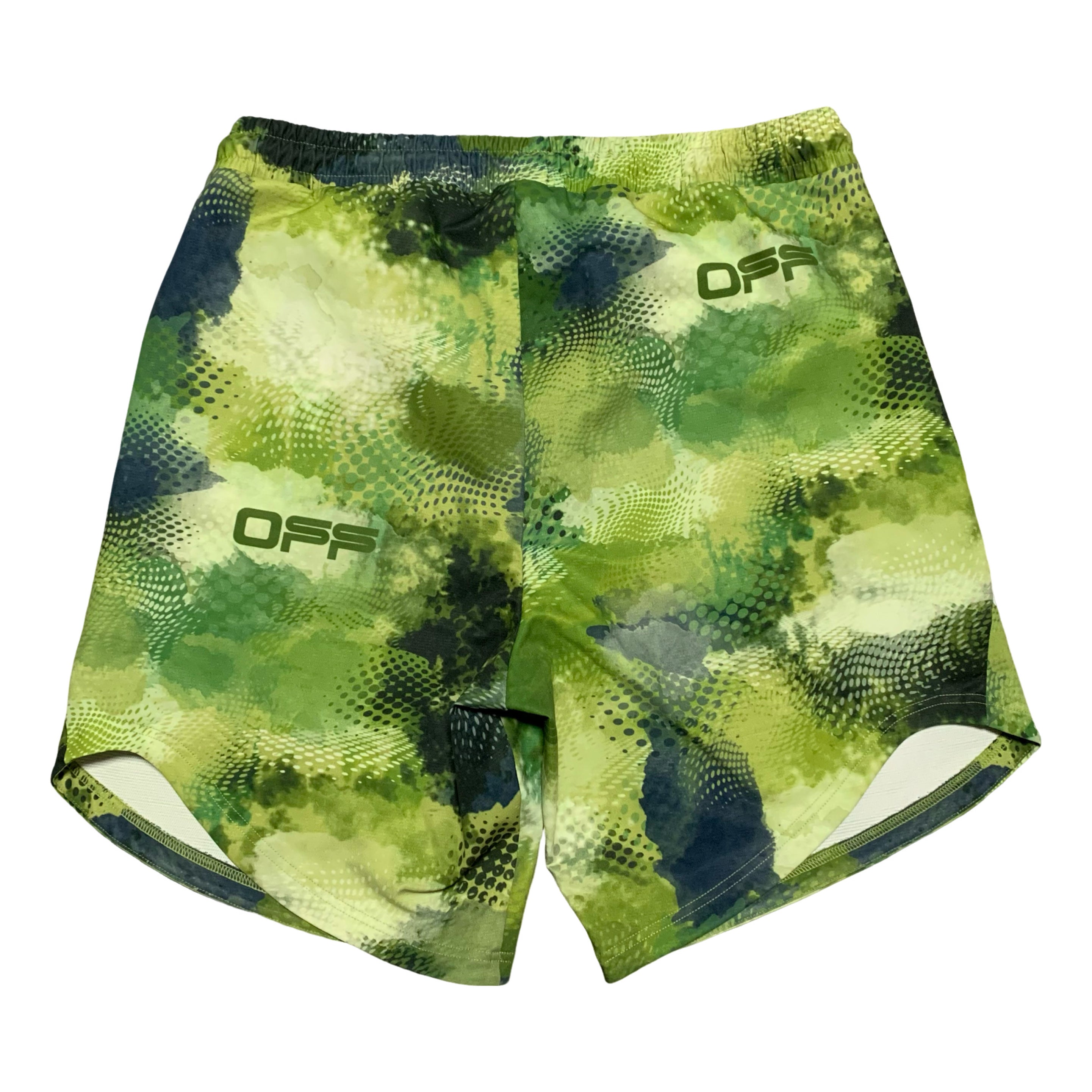 Off White Medium Shorts Active Green Camo Virgil Abloh