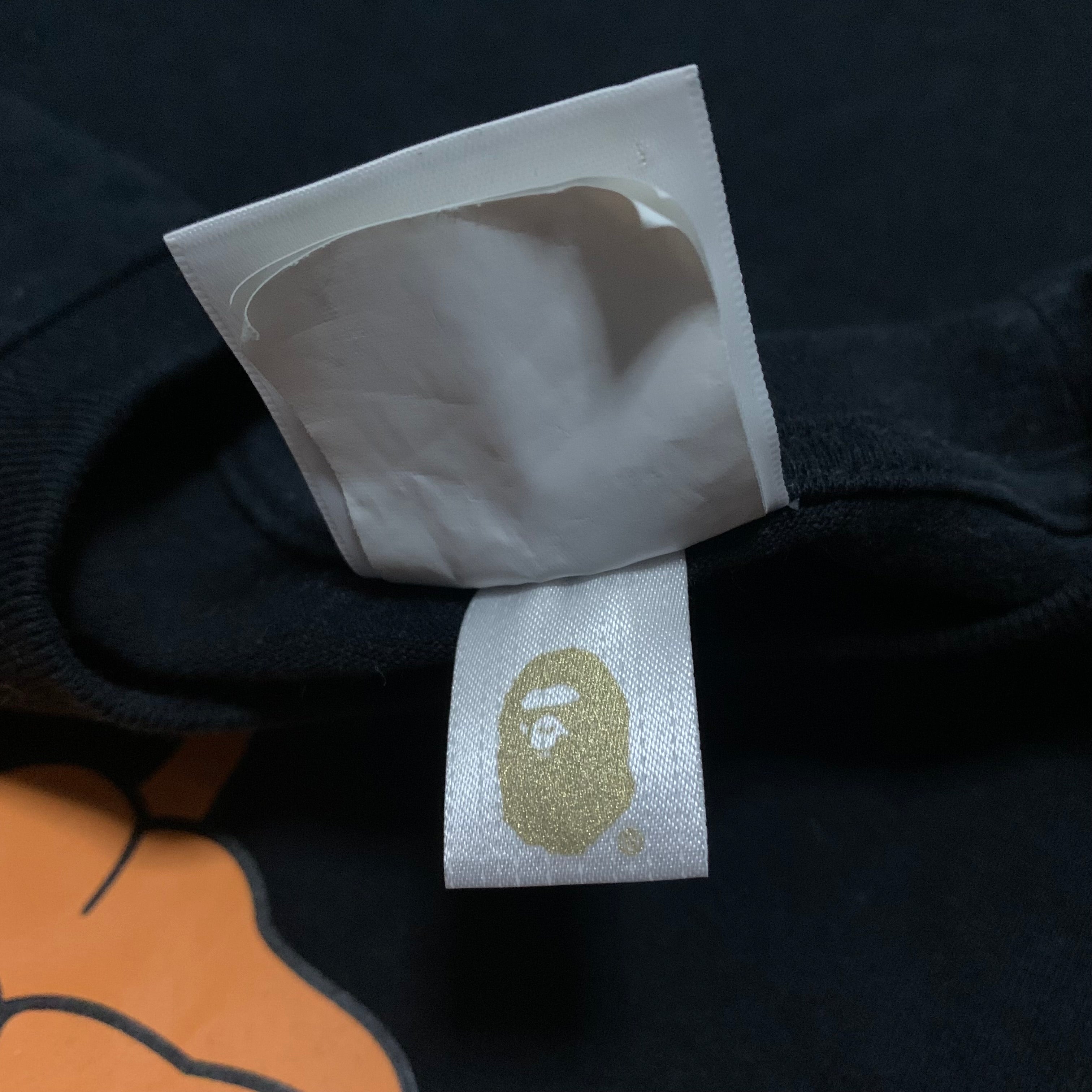 Bape Small Halloween Baby Milo Black Tee