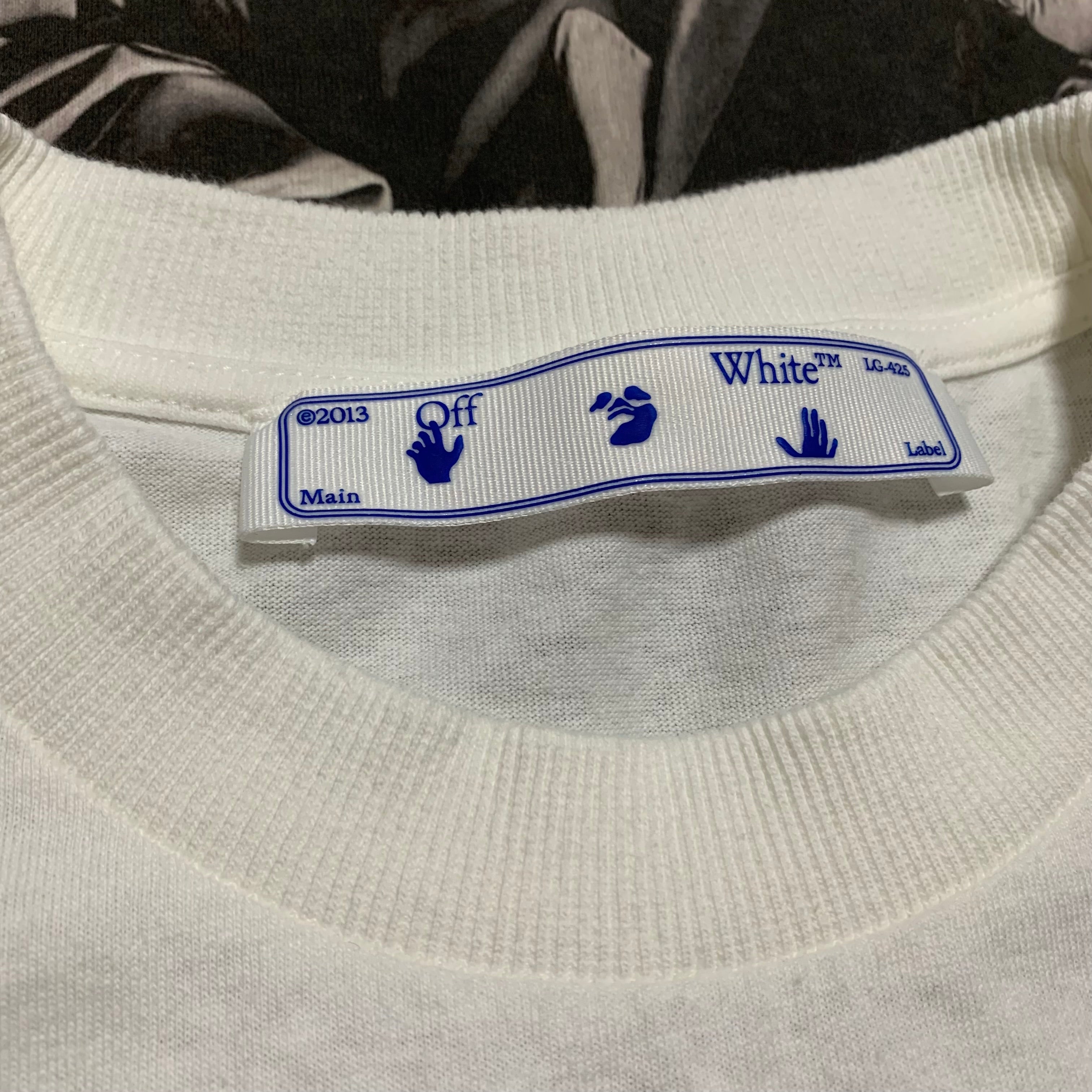 Off White Small Caravaggio Till The End White Tee Virgil Abloh