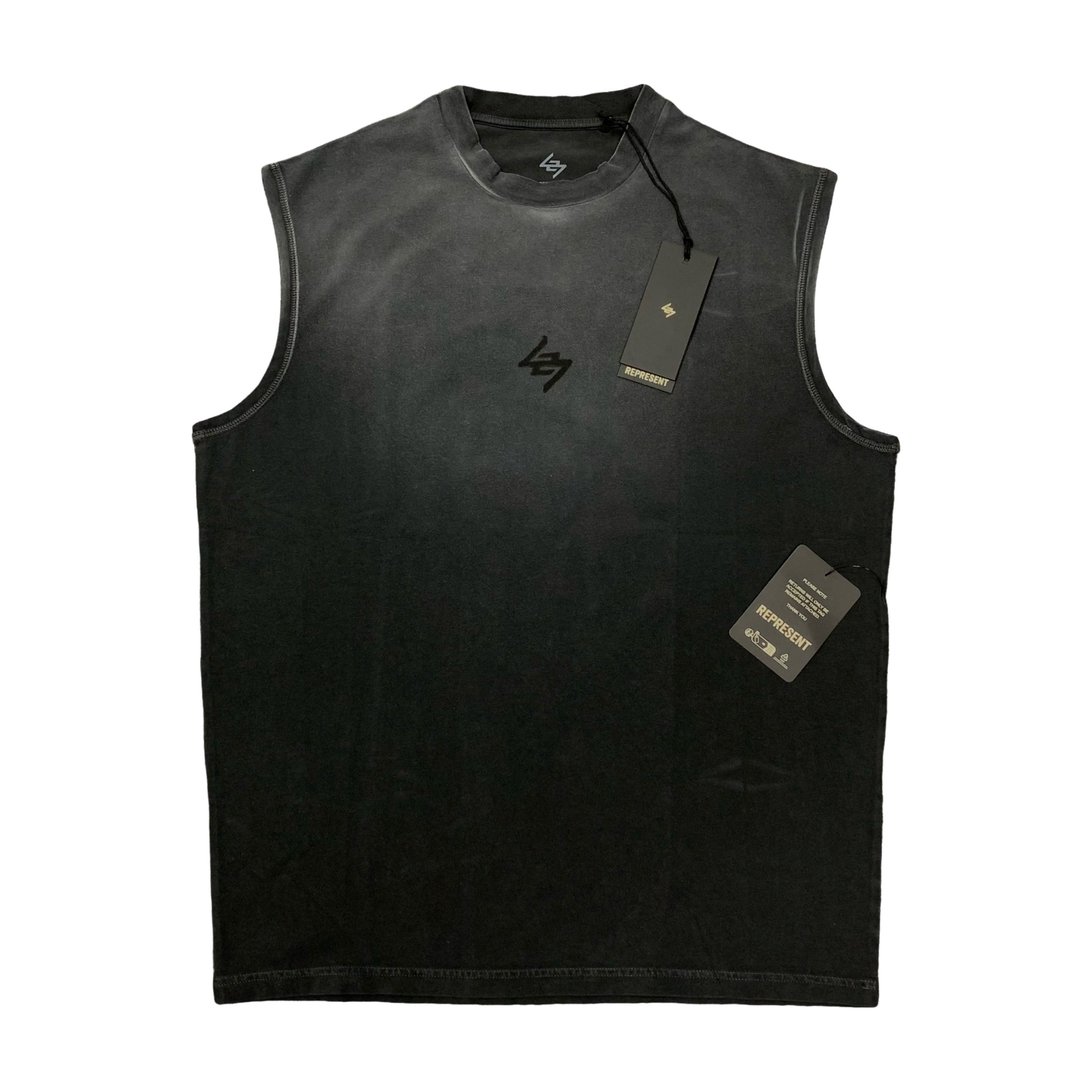 Represent XS Tank 247 Motion Oversized Aged Black Tank Top