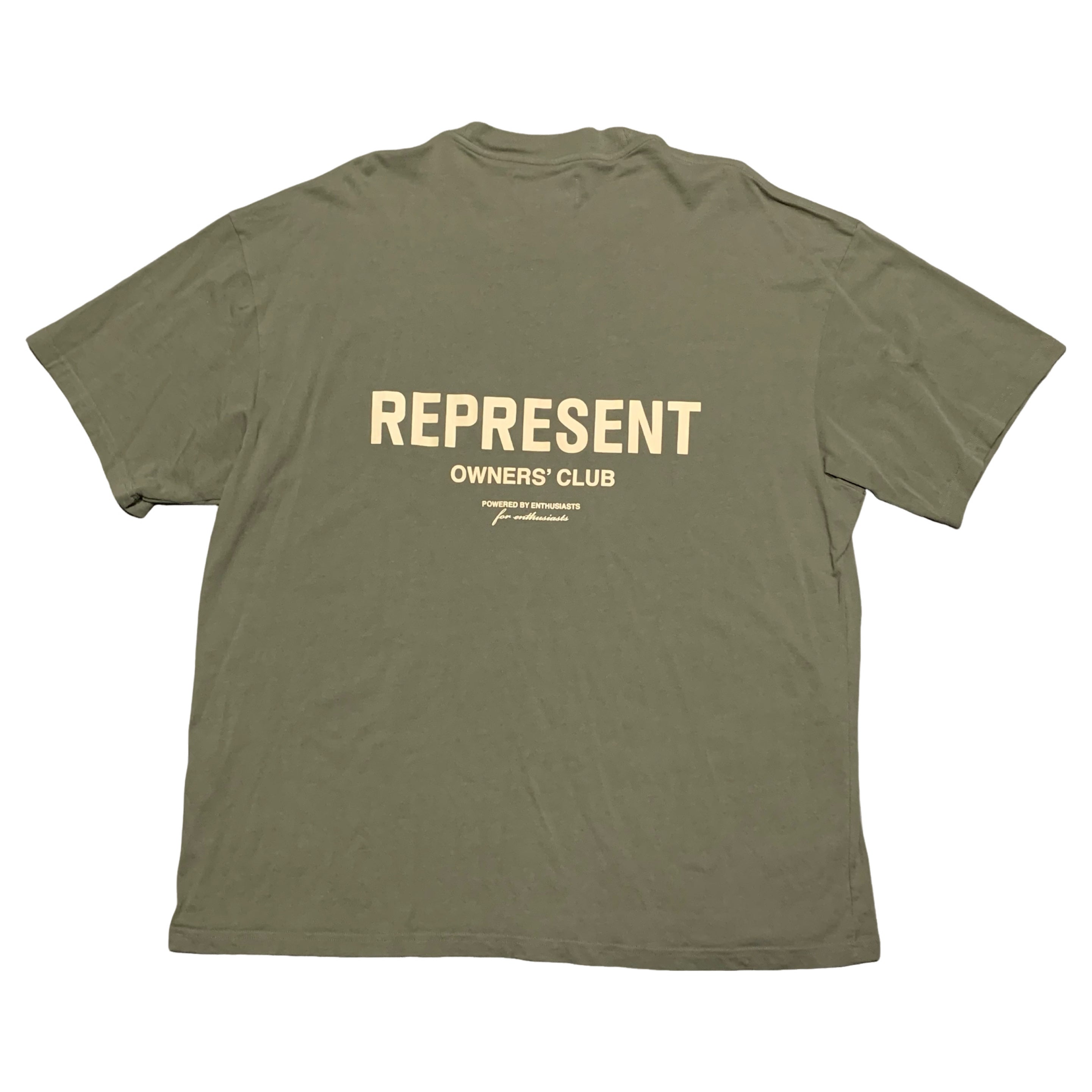 Represent XL Owners Club Khaki Green Tee