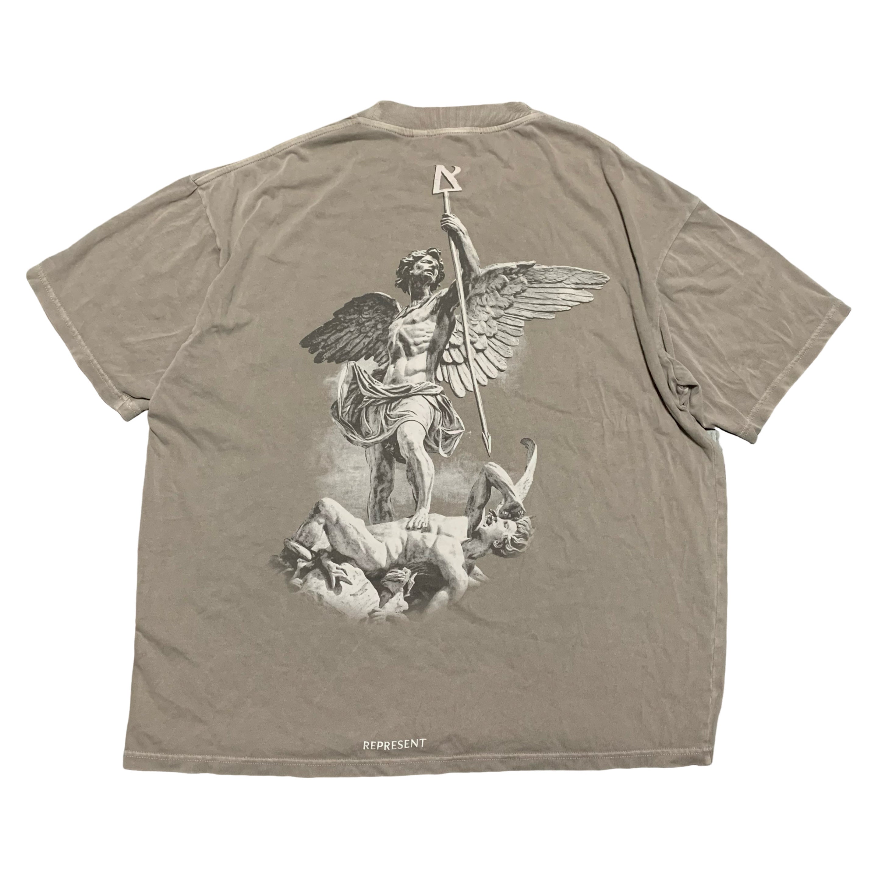 Represent XL Archangel St Micheal Beige Tee