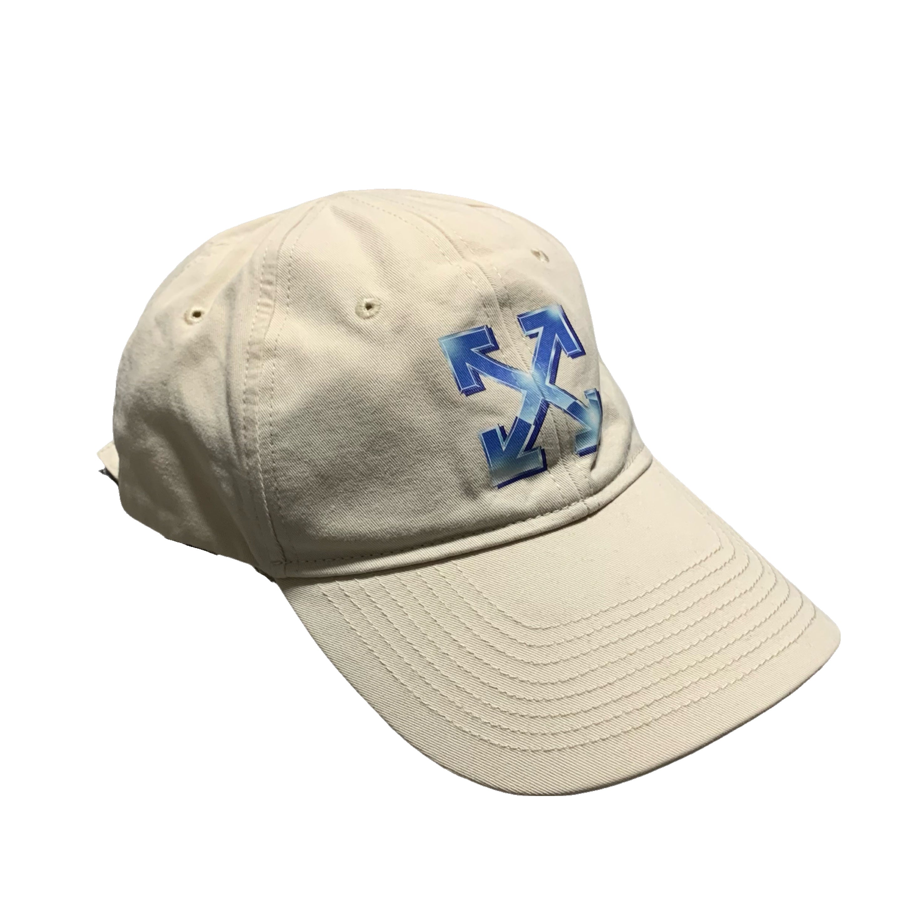 Off White Cap Metal Arrows Beige Baseball Cap Hat Virgil Abloh