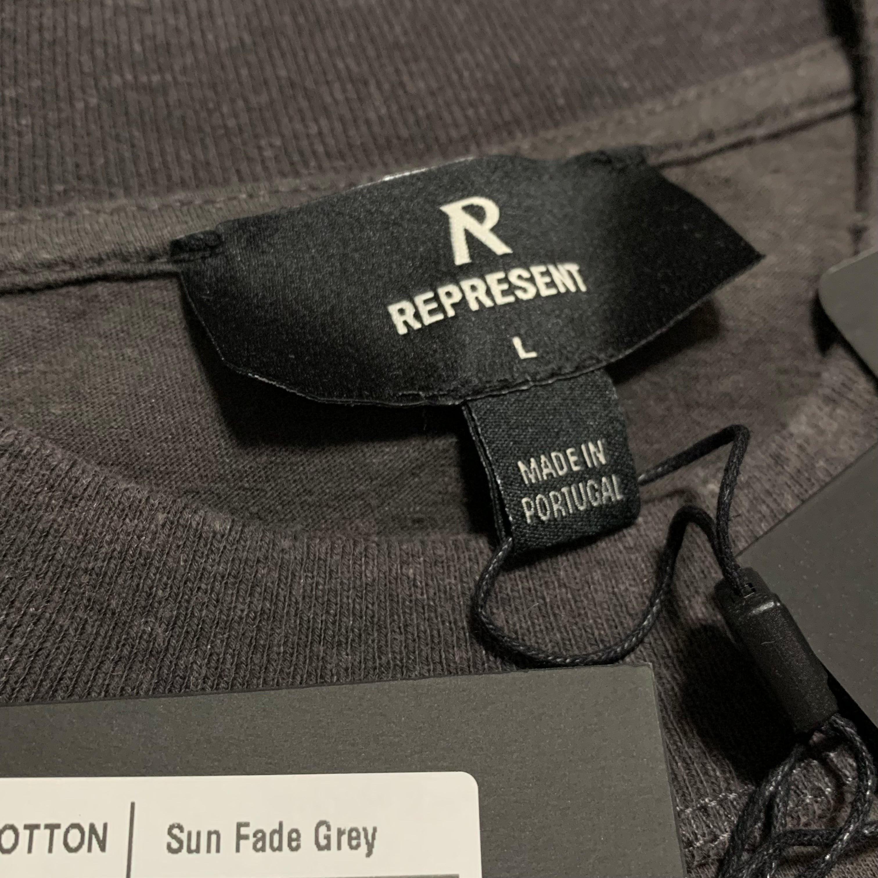 Represent Large Dream On Tour Sun Fade Grey Tee
