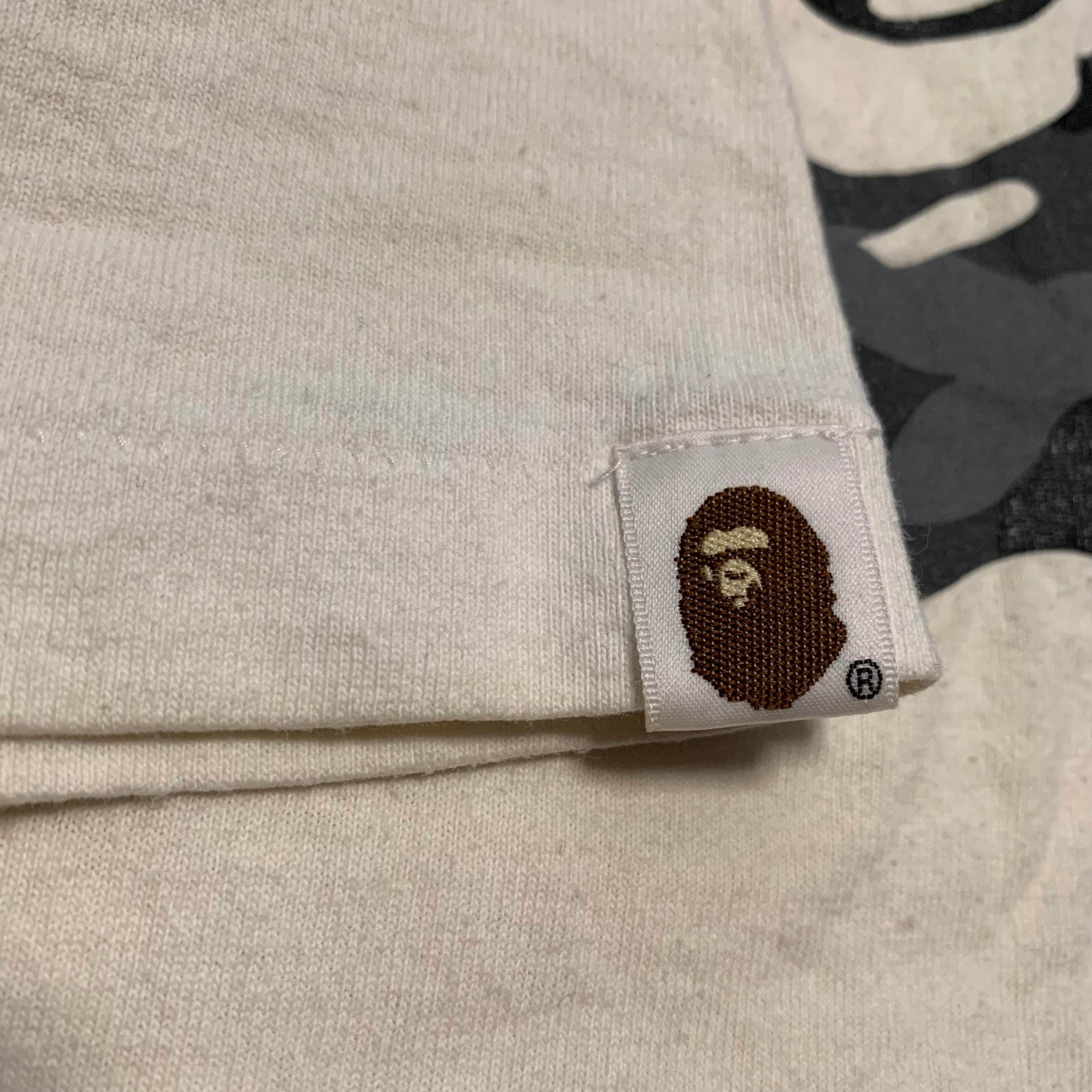 Bape Large 'BapeCamo' White Tee A Bathing Ape 2010