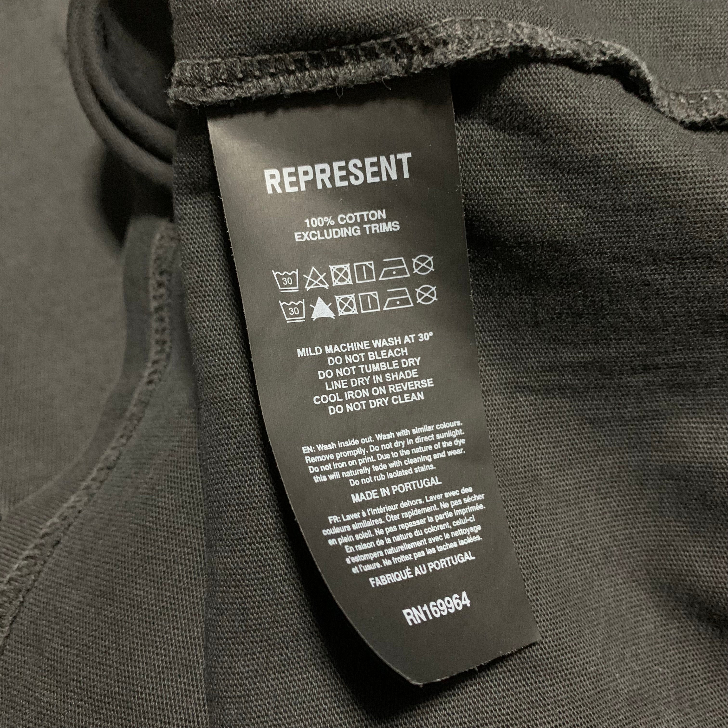 Represent XS Owners Club Stained Black Tee
