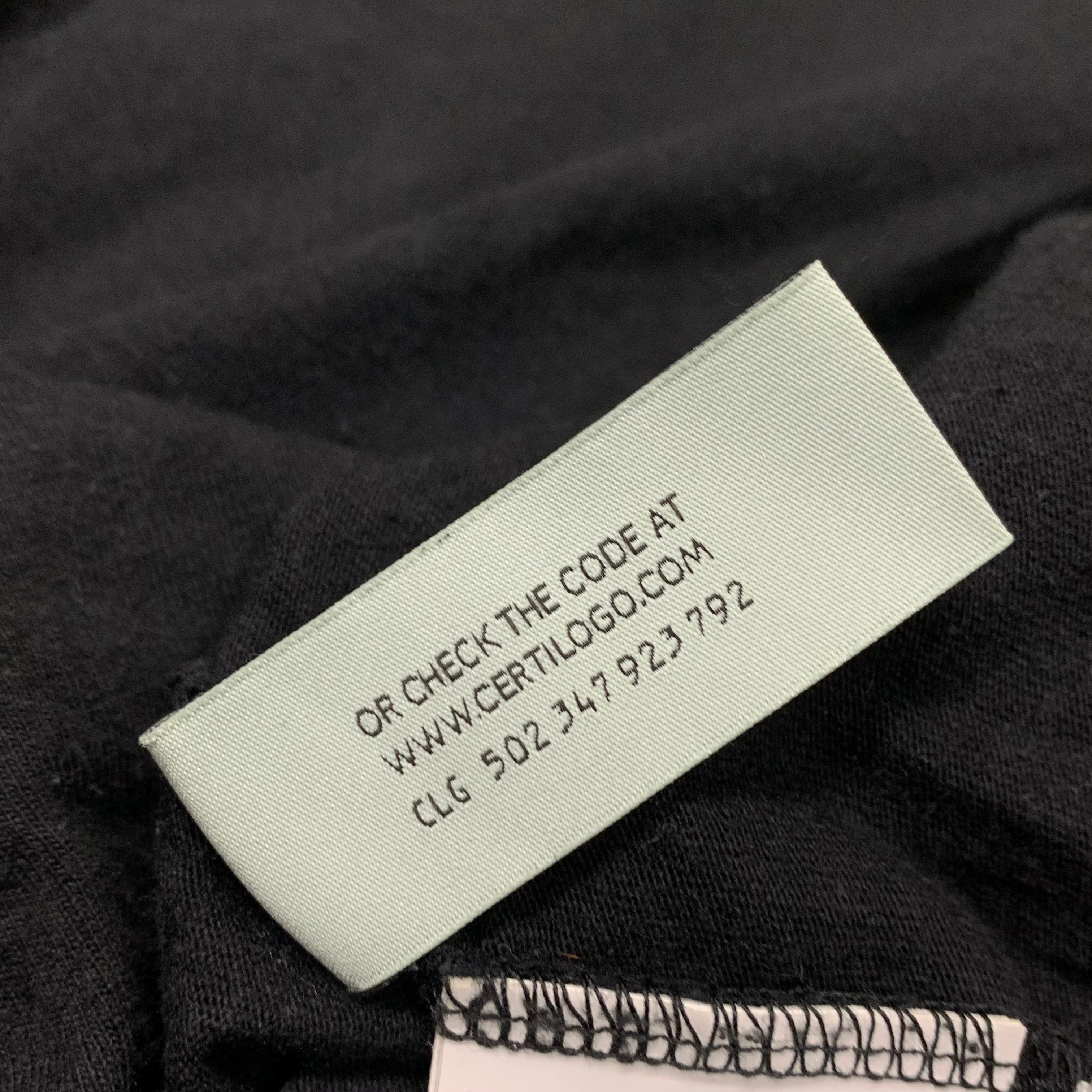 Off White XS Tee Pink Marker Arrows Black T-Shirt Virgil Abloh