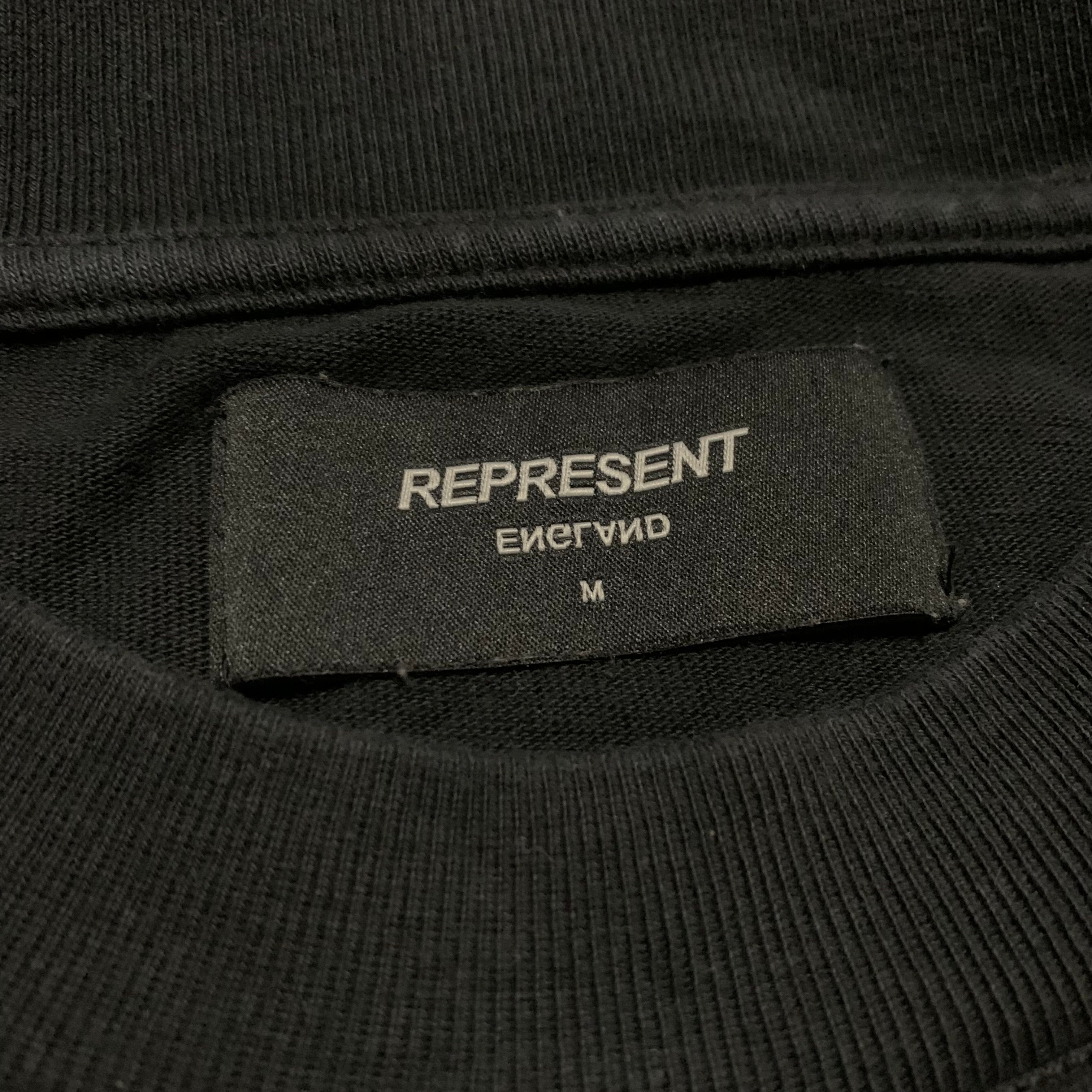 Represent Medium England Is Mine Black Tee