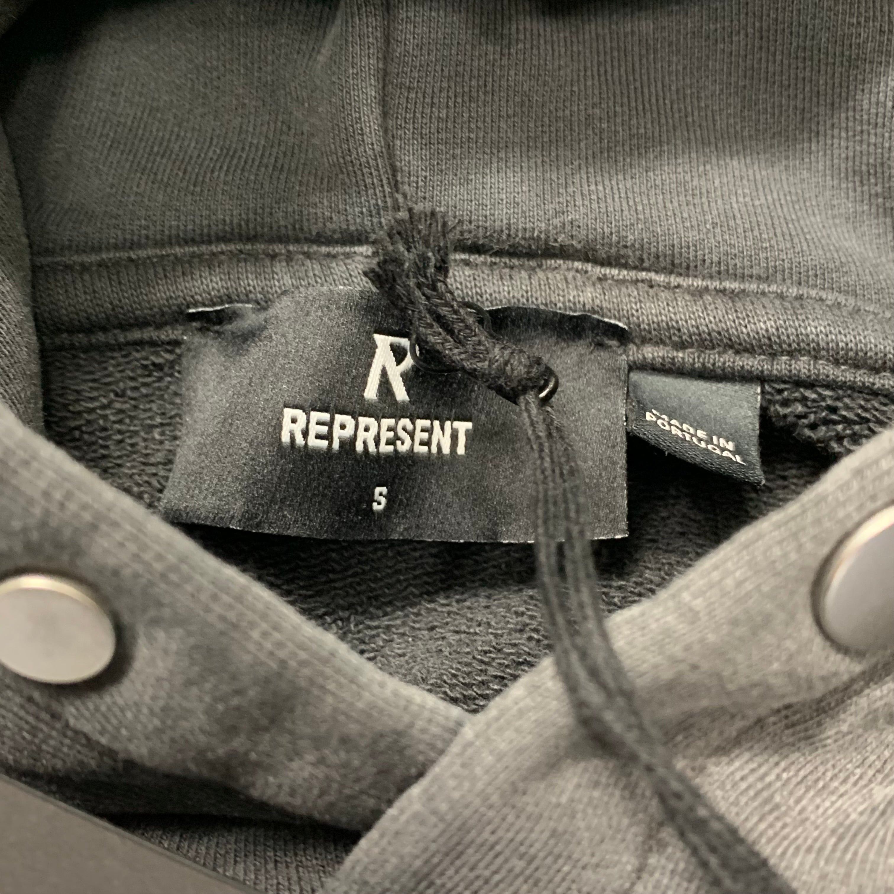 Represent Small Hoodie Metallica Vintage Grey Hoodie (RRP £185)