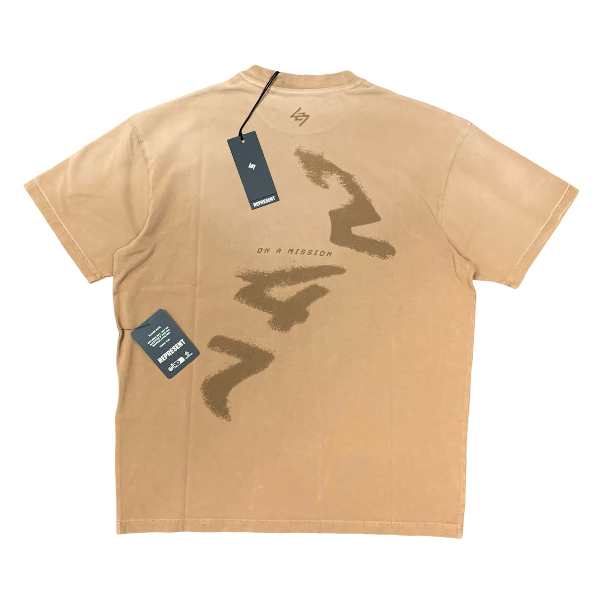 Represent Small Tee 247 Motion Oversized Rust T-Shirt