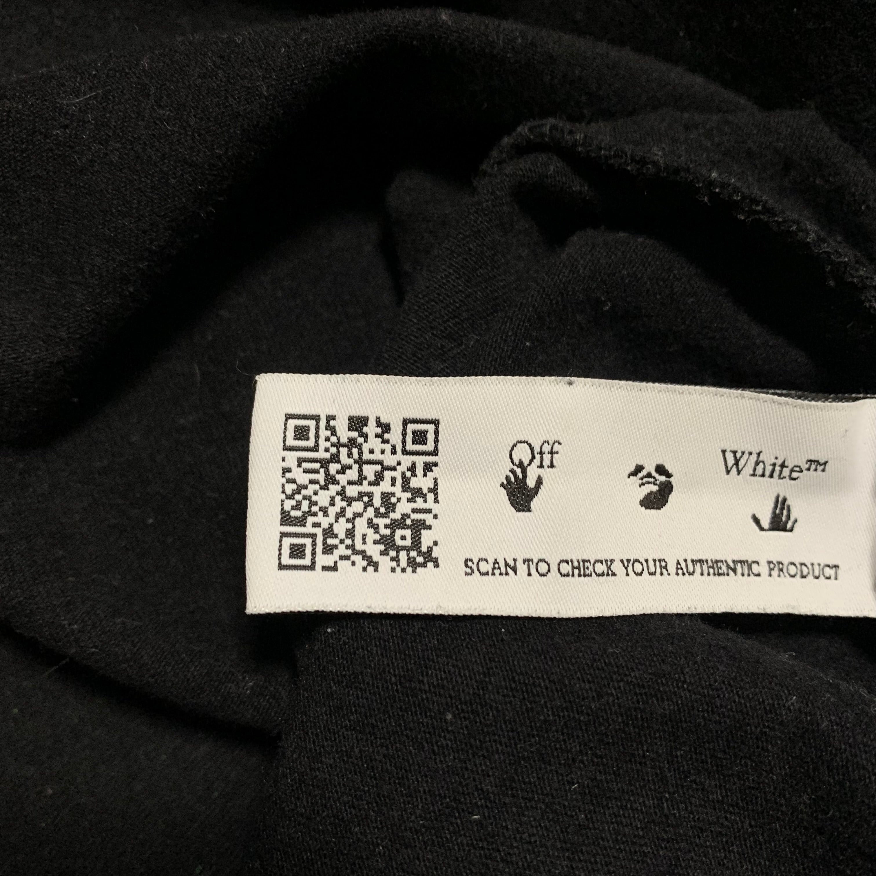 Off White XXS Bolt Arrows Black Tee Virgil Abloh