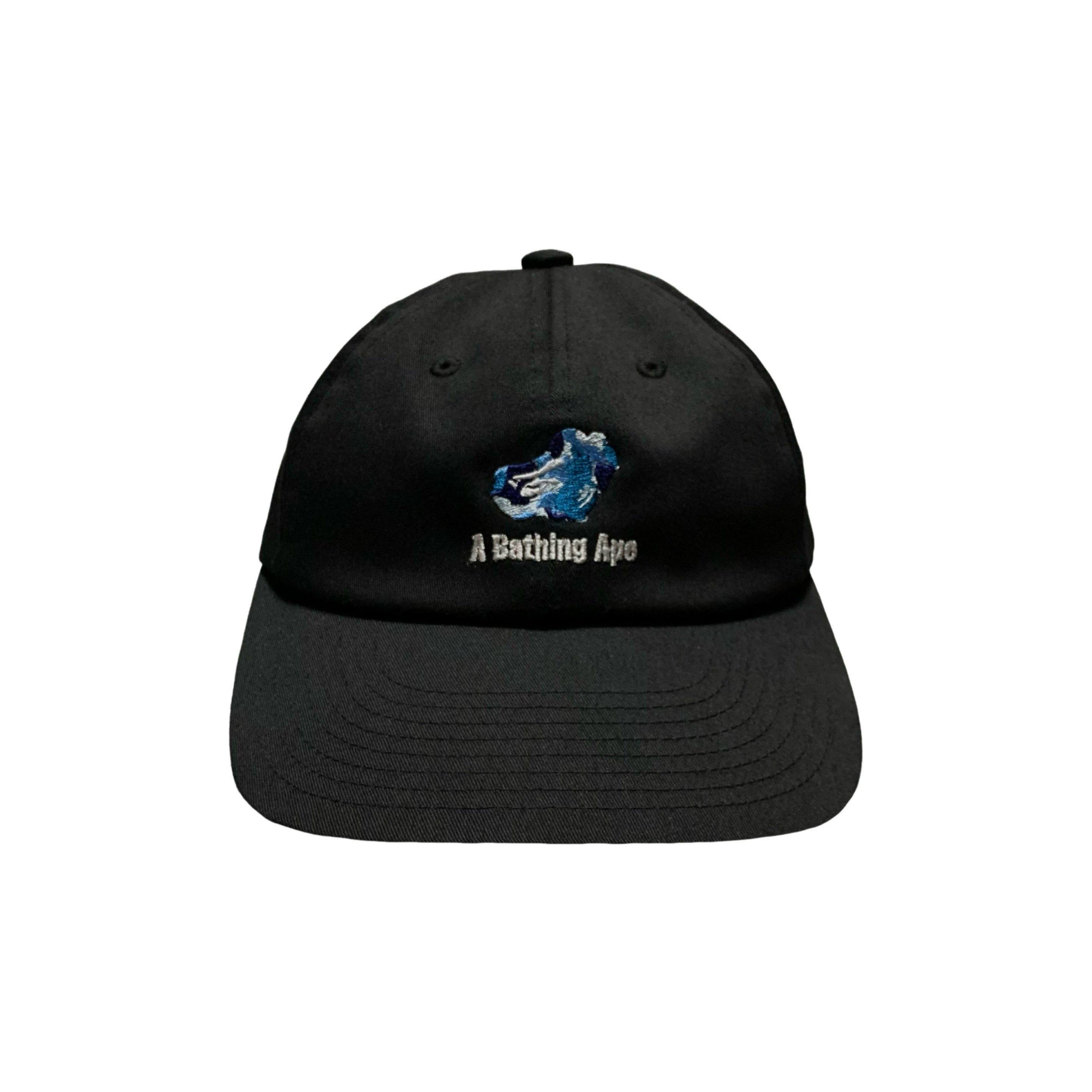 Bape Cap Blue ABC Camo Black Hat A Bathing Ape