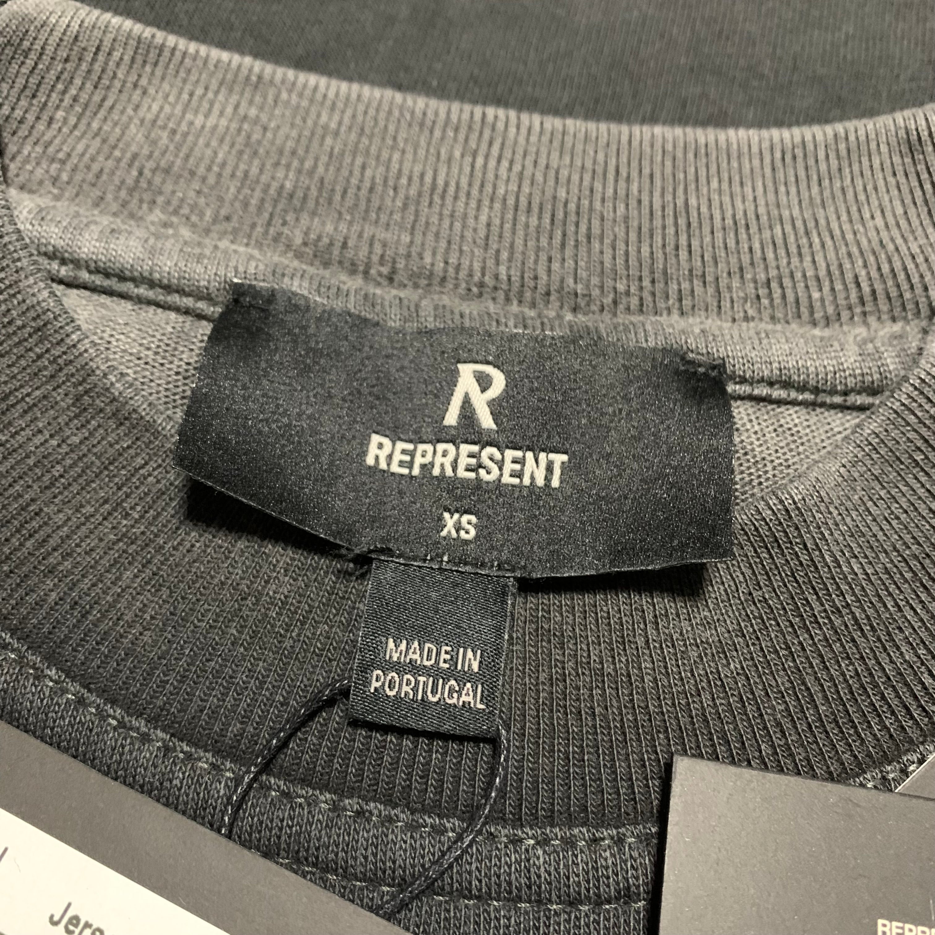 Represent XS Pure Breed Graphic Vintage Black Tee
