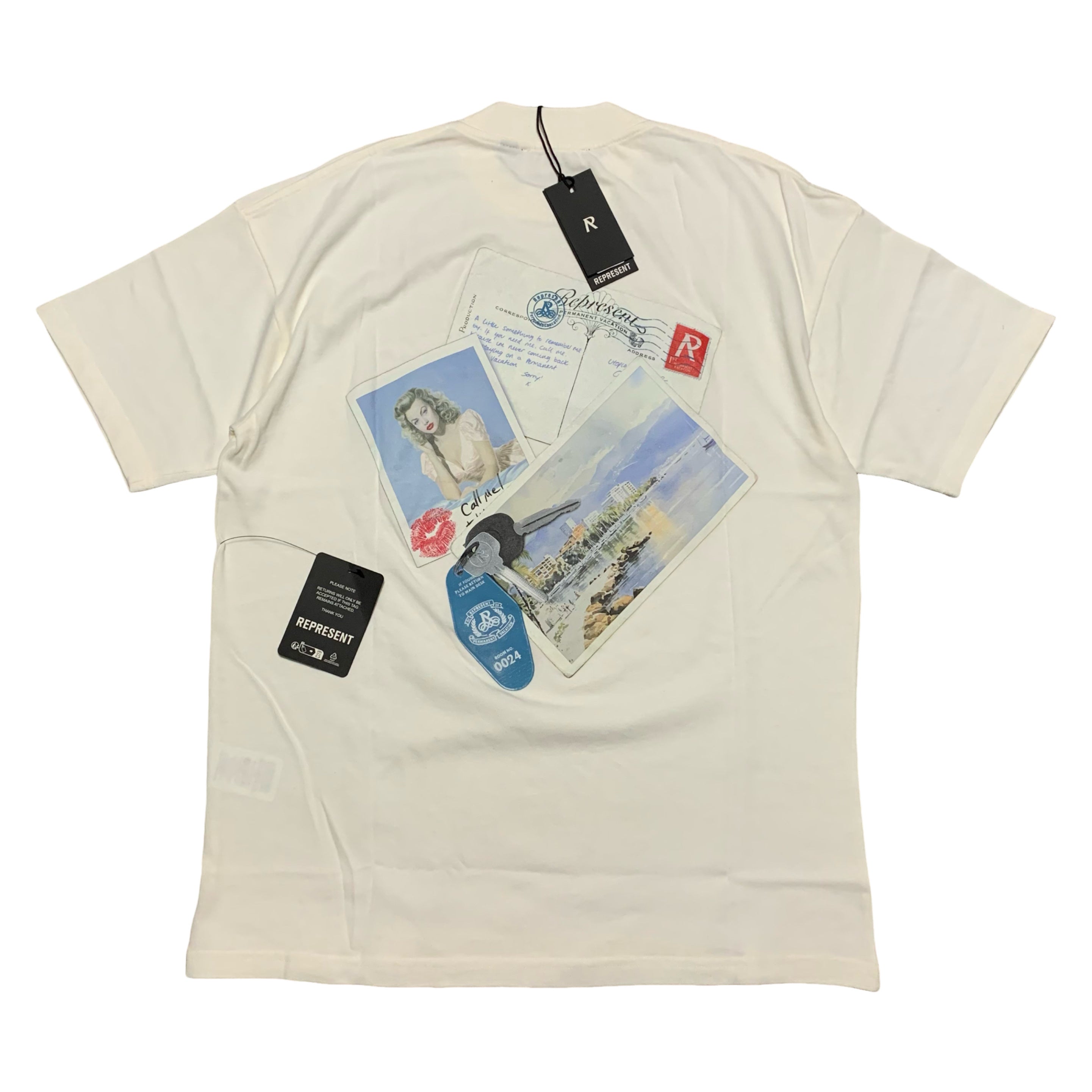 Represent XXS Girls Of Summer Flat White Tee