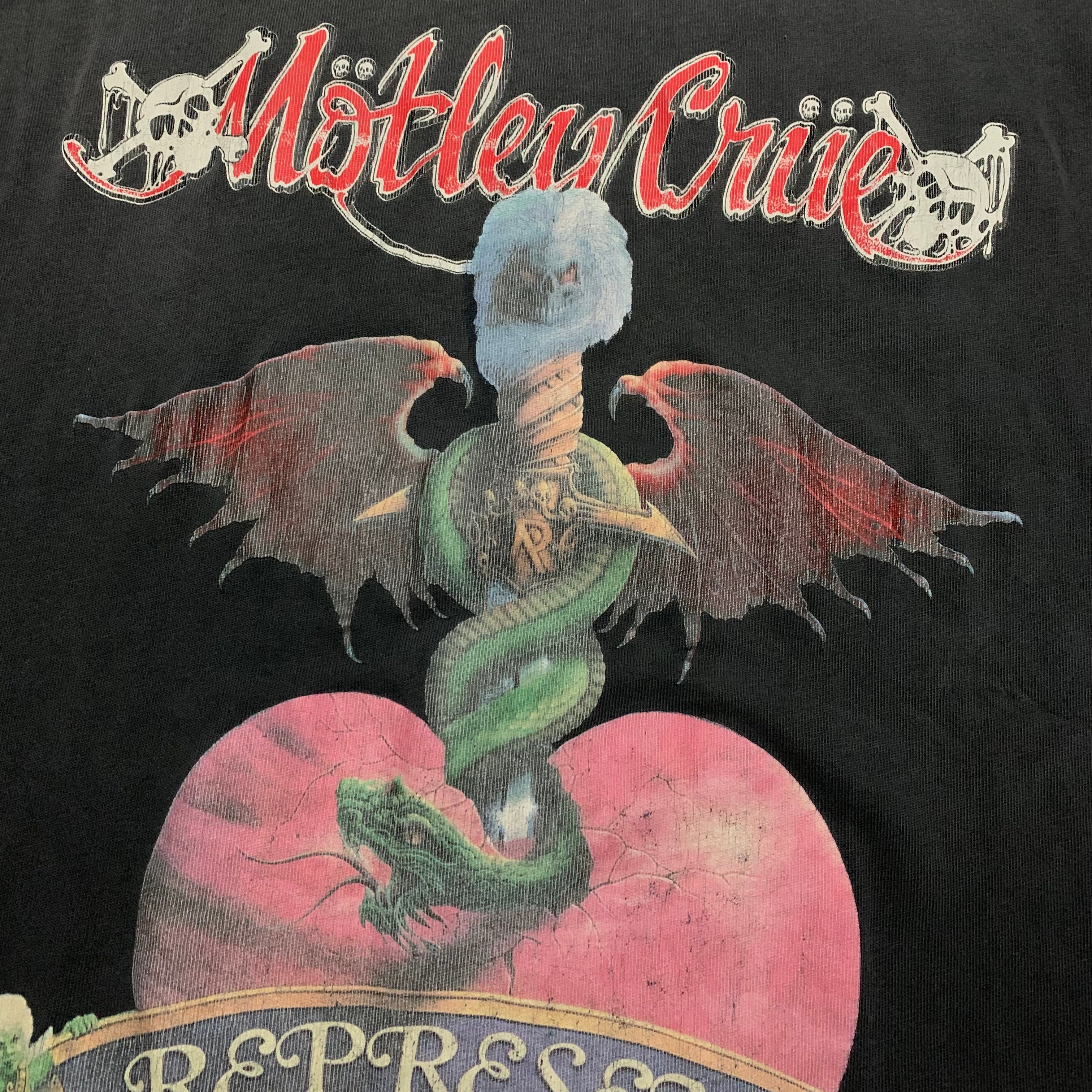 Represent XS Motley Crue Aged Black Tee