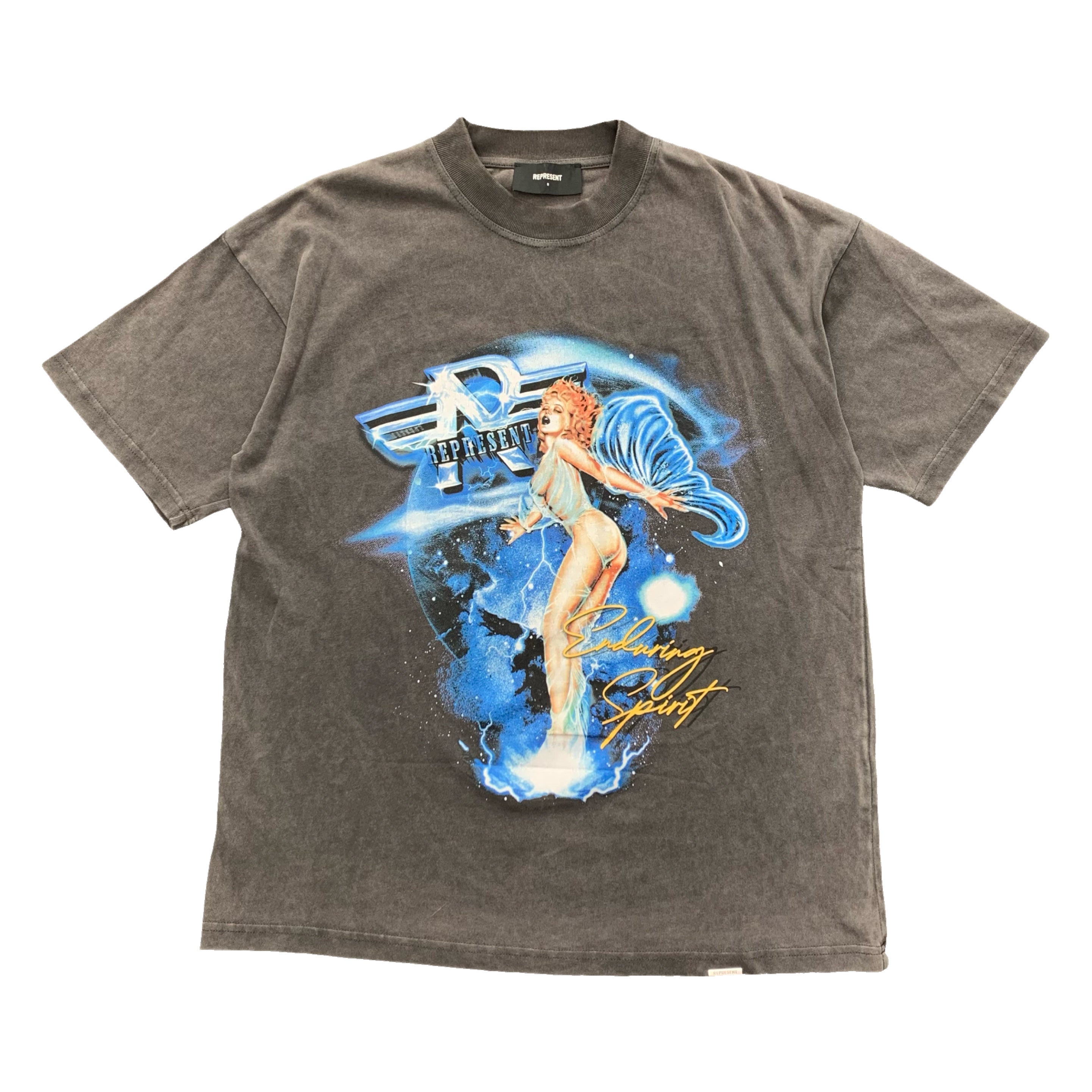 Represent Small Tee Enduring Spirit Vintage Grey T-Shirt