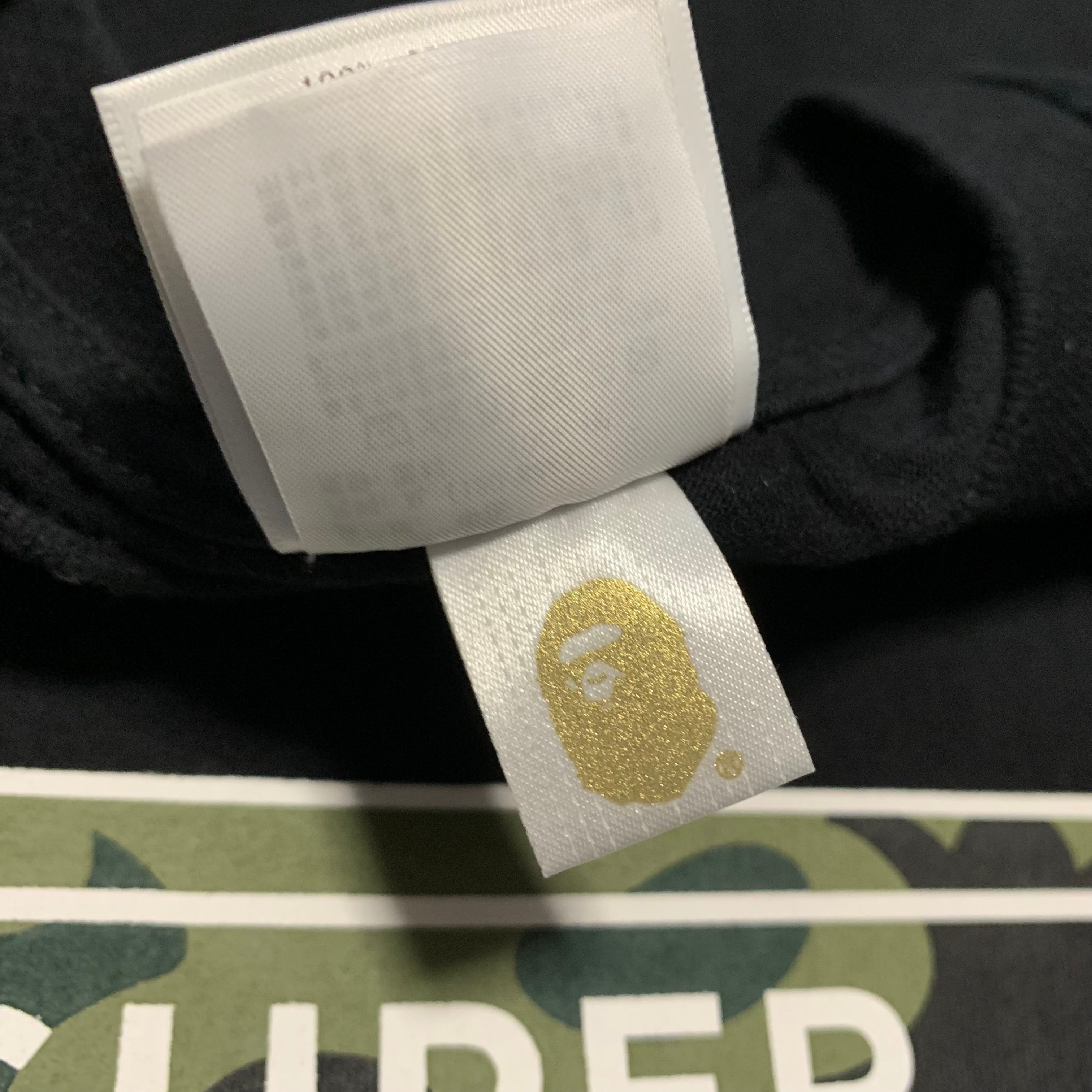 Bape XL Busy Works Super Black Tee A Bathing Ape