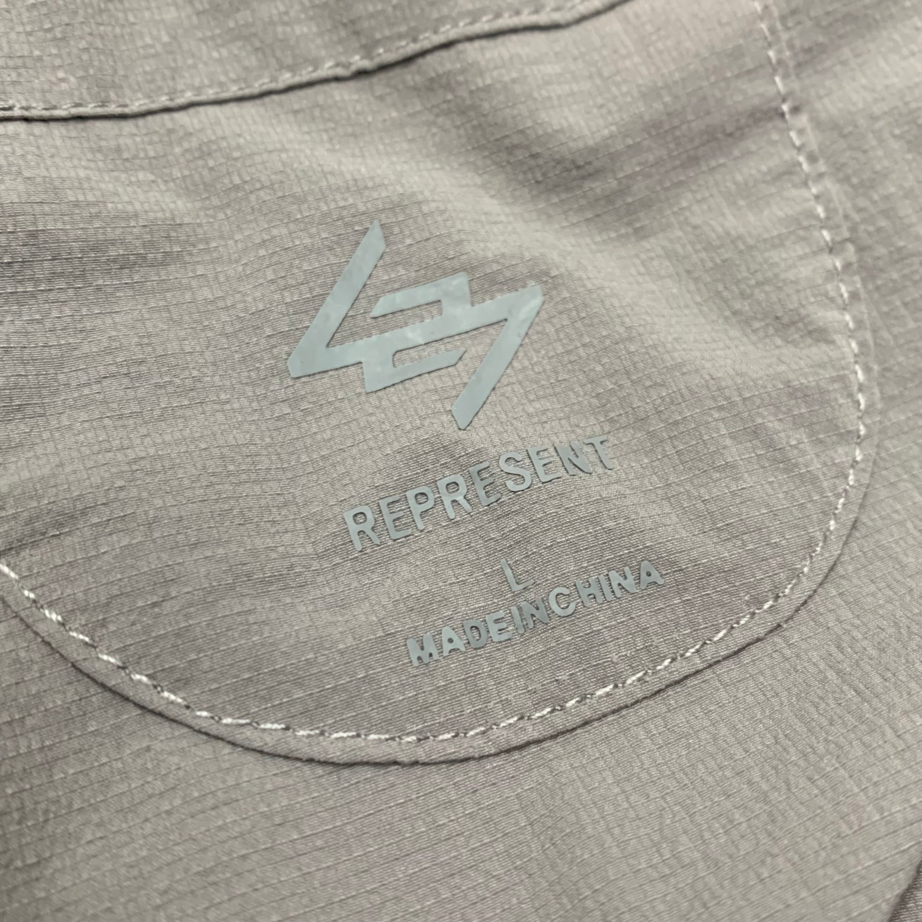 Represent Large Shorts Fused Grey Gym Bottoms