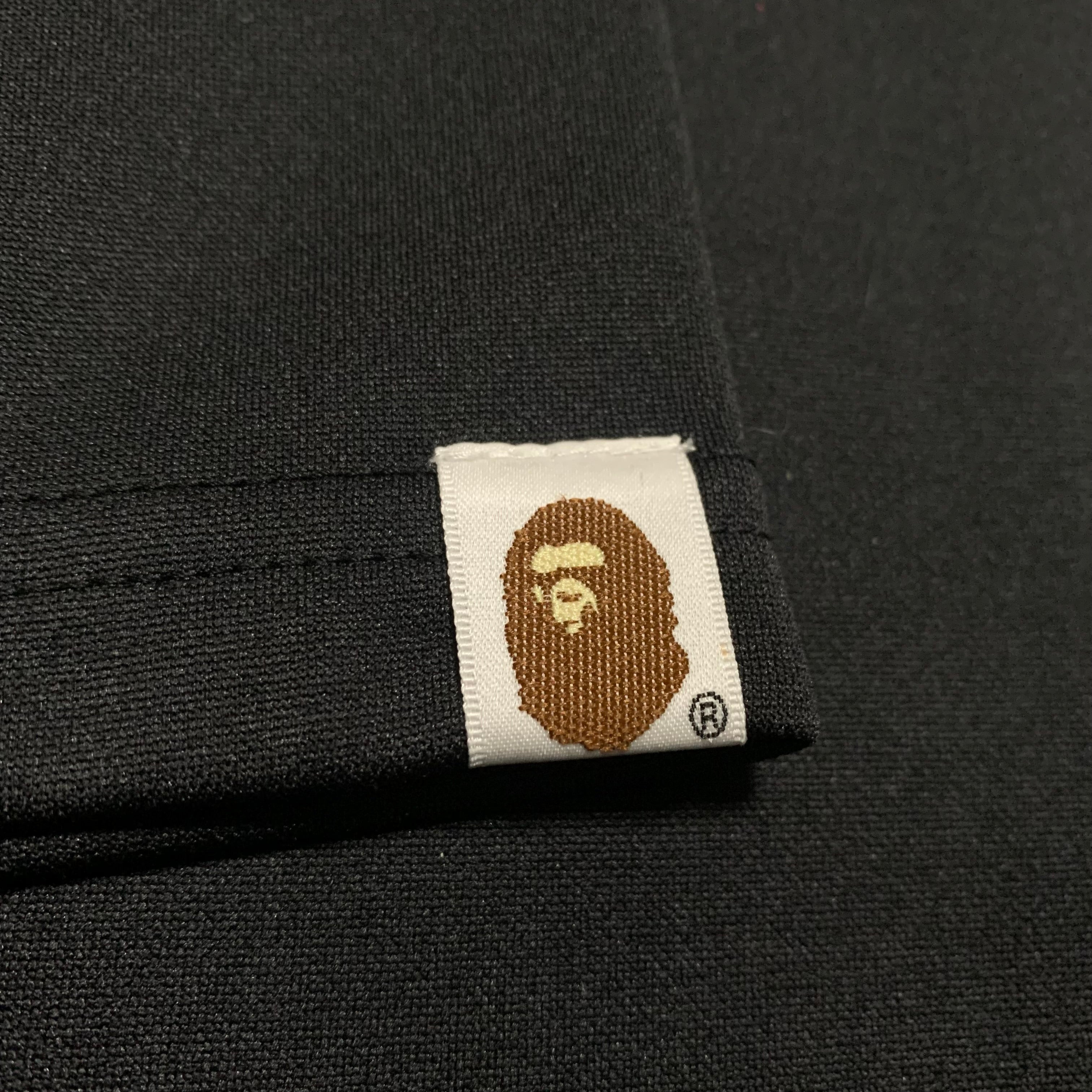 Bape Medium Bathing Ape Black Jersey Top