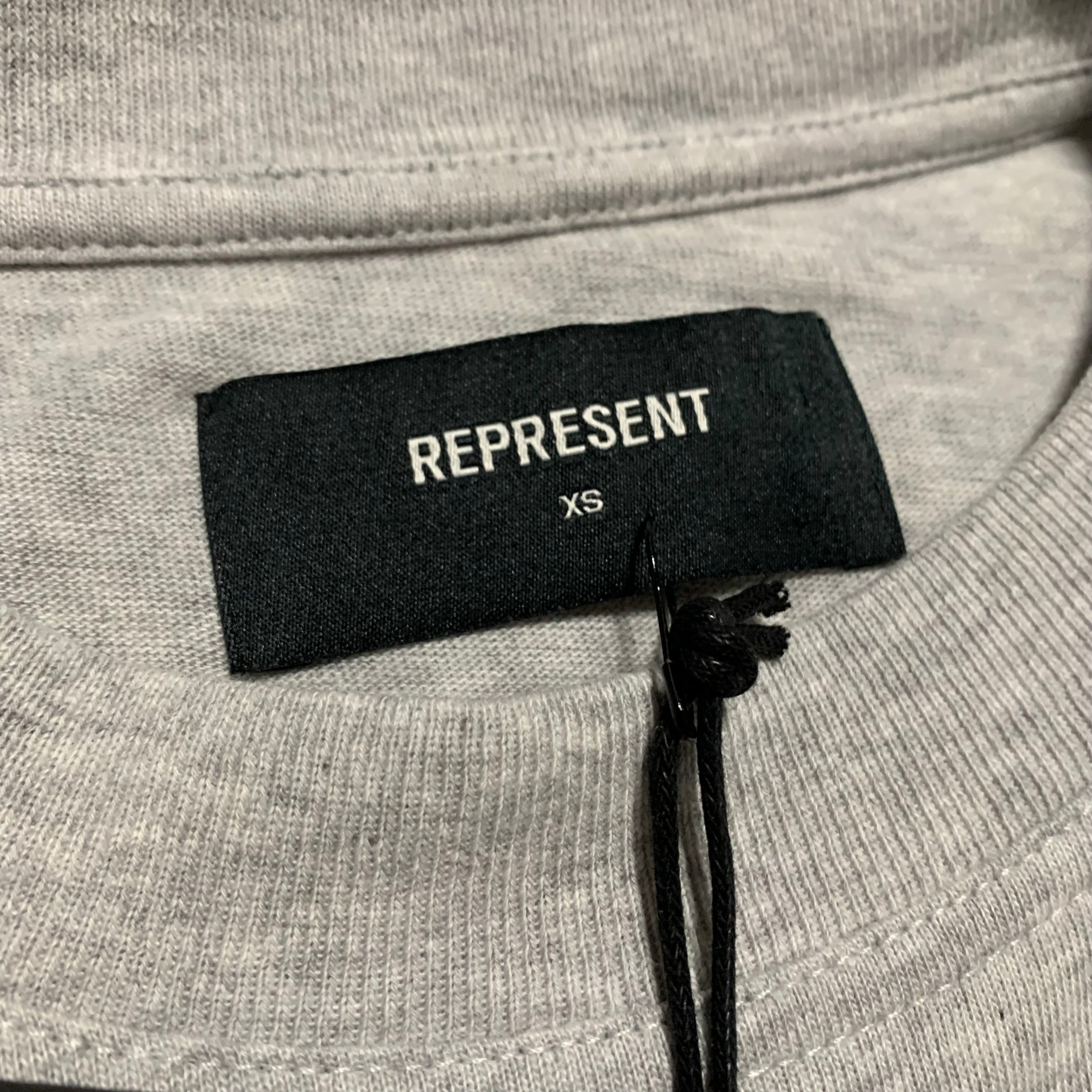 Represent XS Owners Club Grey Tee Green Graphic