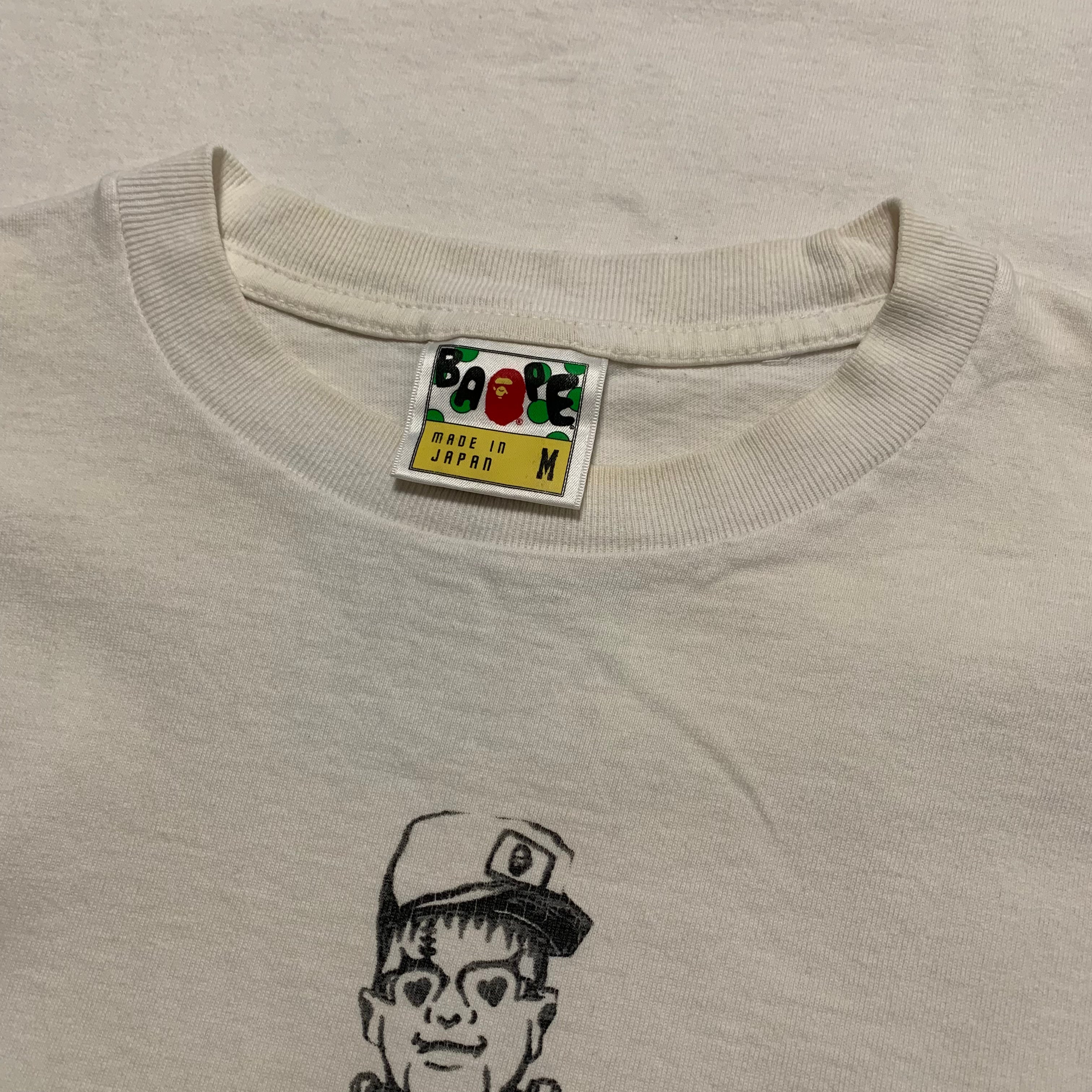 Bape Medium Teriyaki Boyz White Tee A Bathing Ape