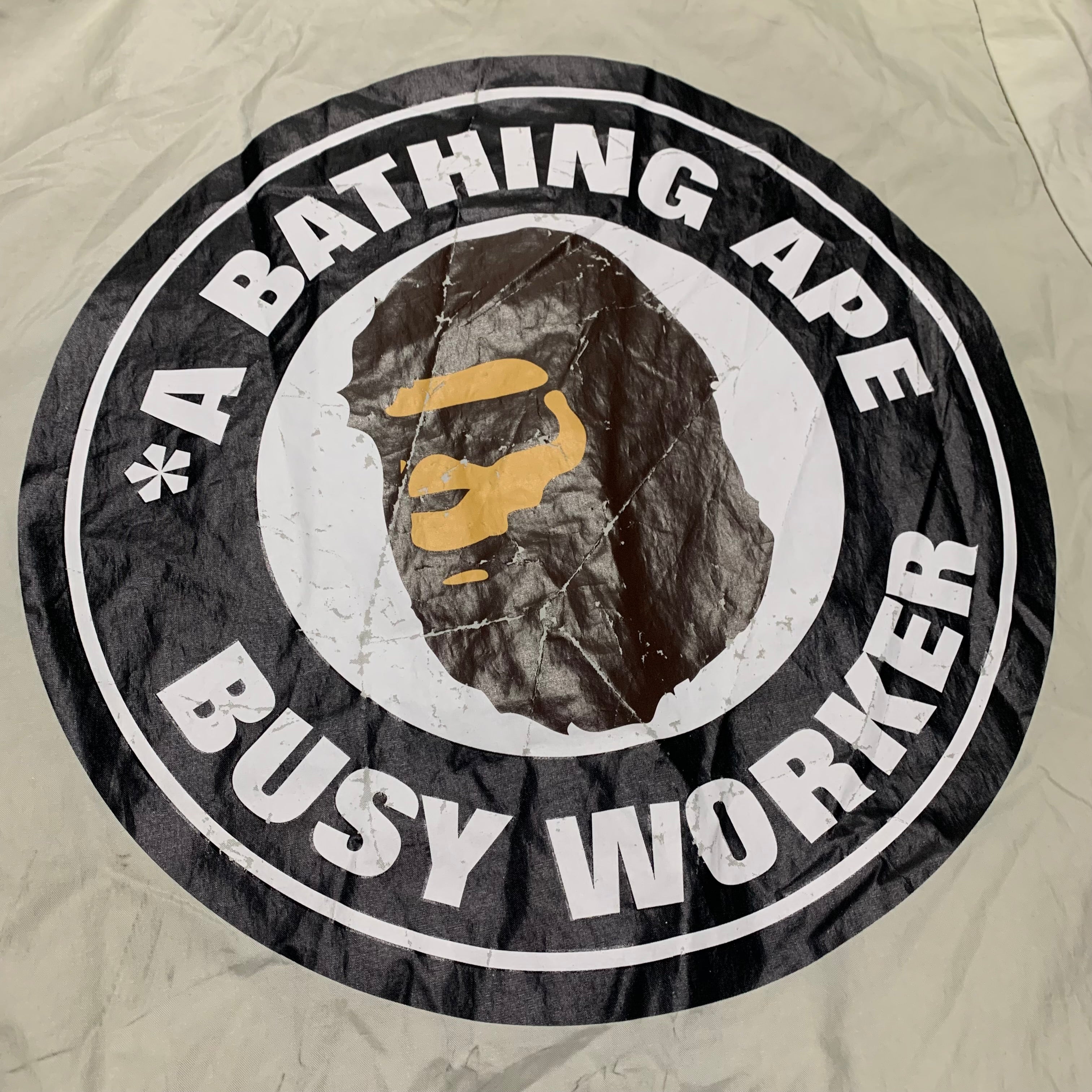 Bape XS Coach Jacket Nylon A Bathing Ape Busy Works Vintage 90s 1999