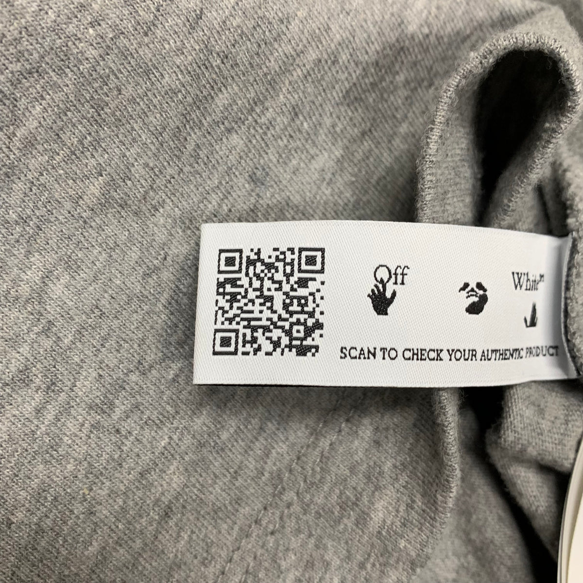 Off White Medium Tee Degrade Arrows Grey T-Shirt Virgil Abloh