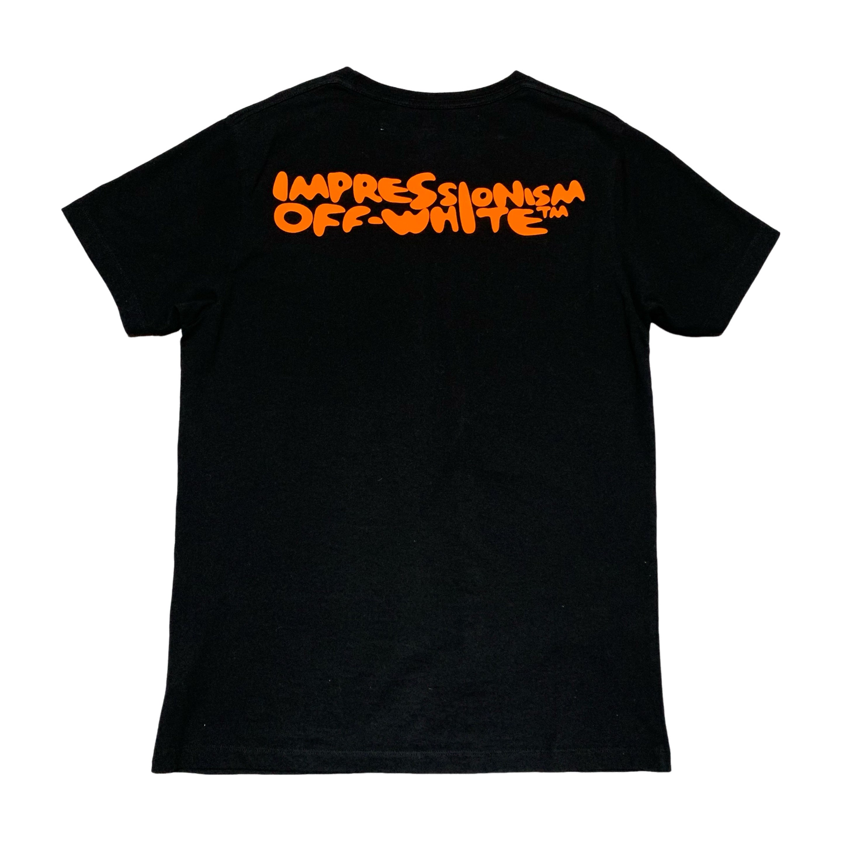 Off White Medium Graphic Black Tee Virgil Abloh