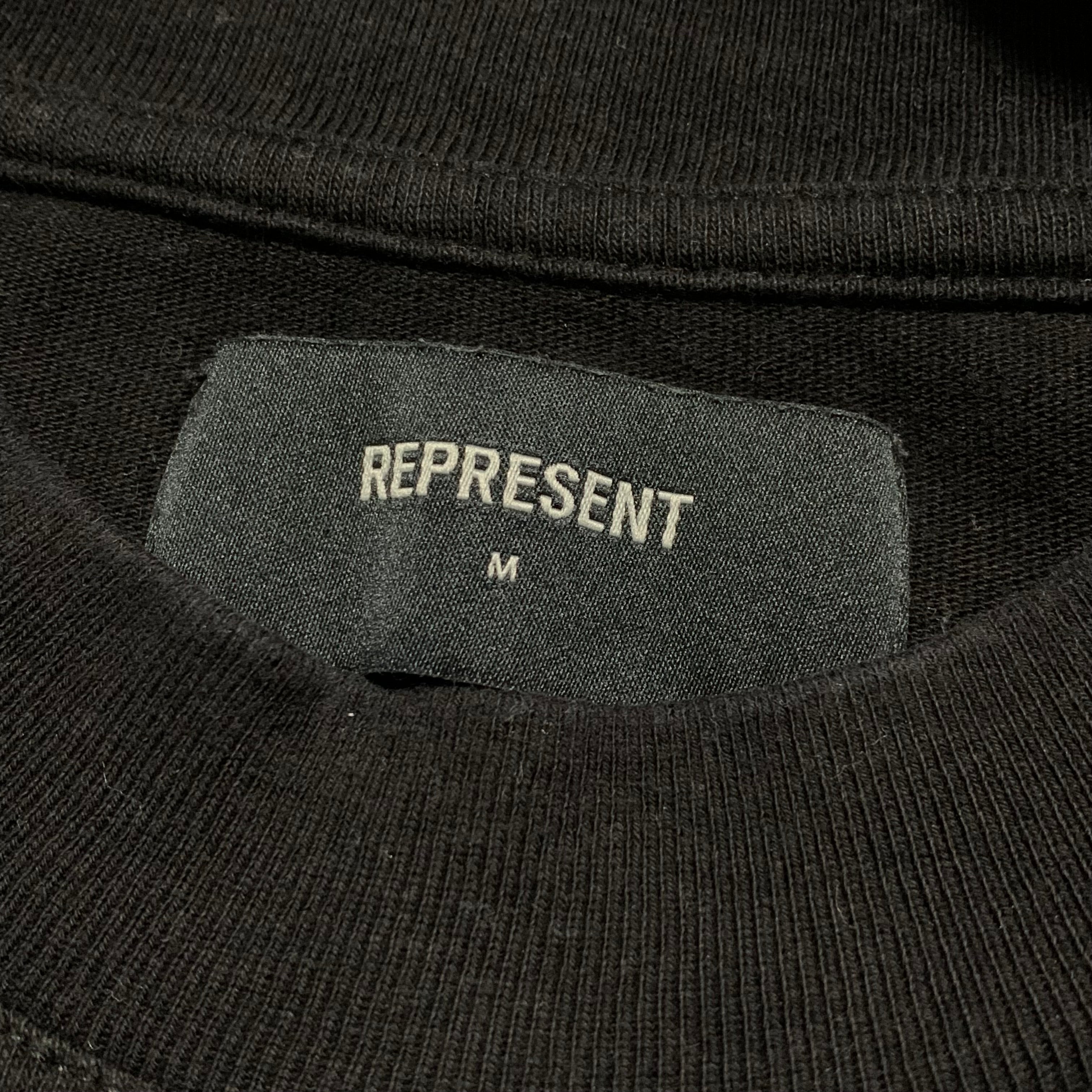 Represent Medium Owners Club Angel Jet Black Tee