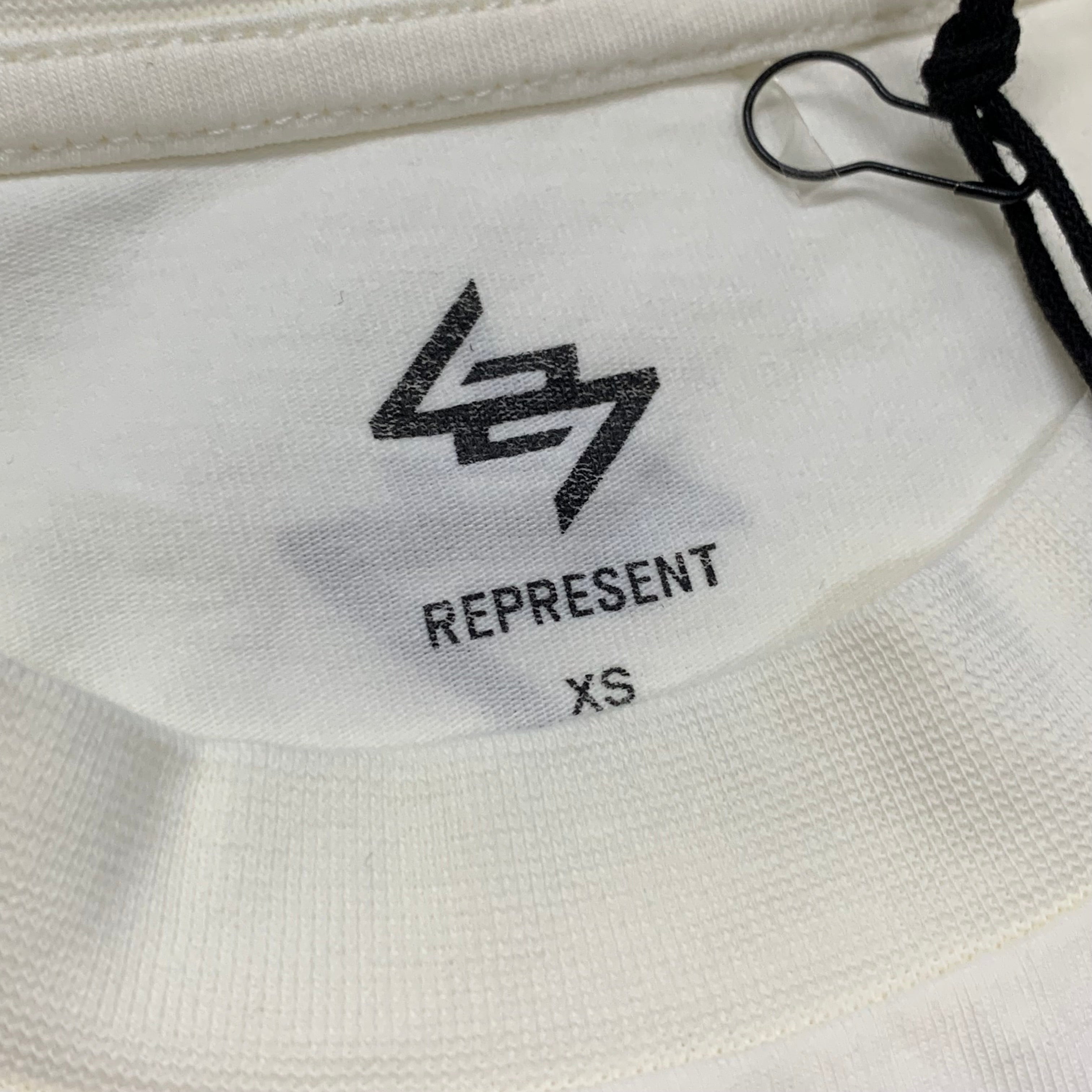 Represent XS Tank 247 Motion Oversized Flat White Tank Top