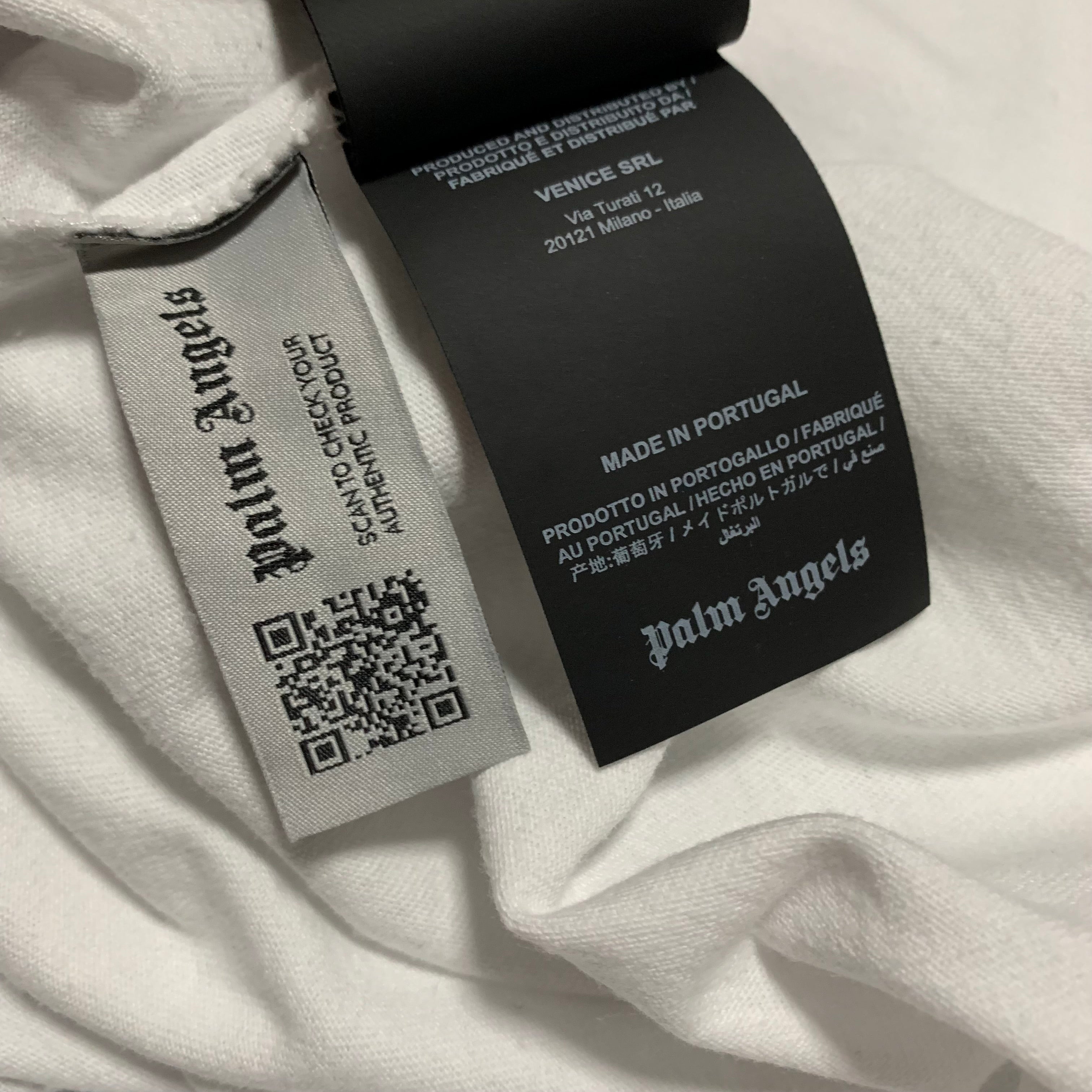 Palm Angels XL Pxp Angels Classic White Tee 2022