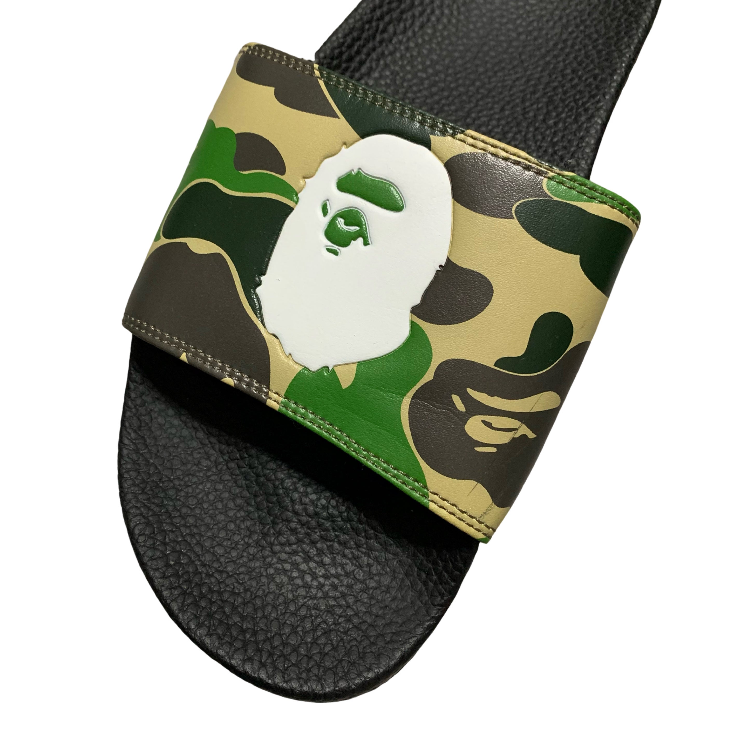 Bape Sliders ABC Camo A Bathing Ape Head UK 6.5