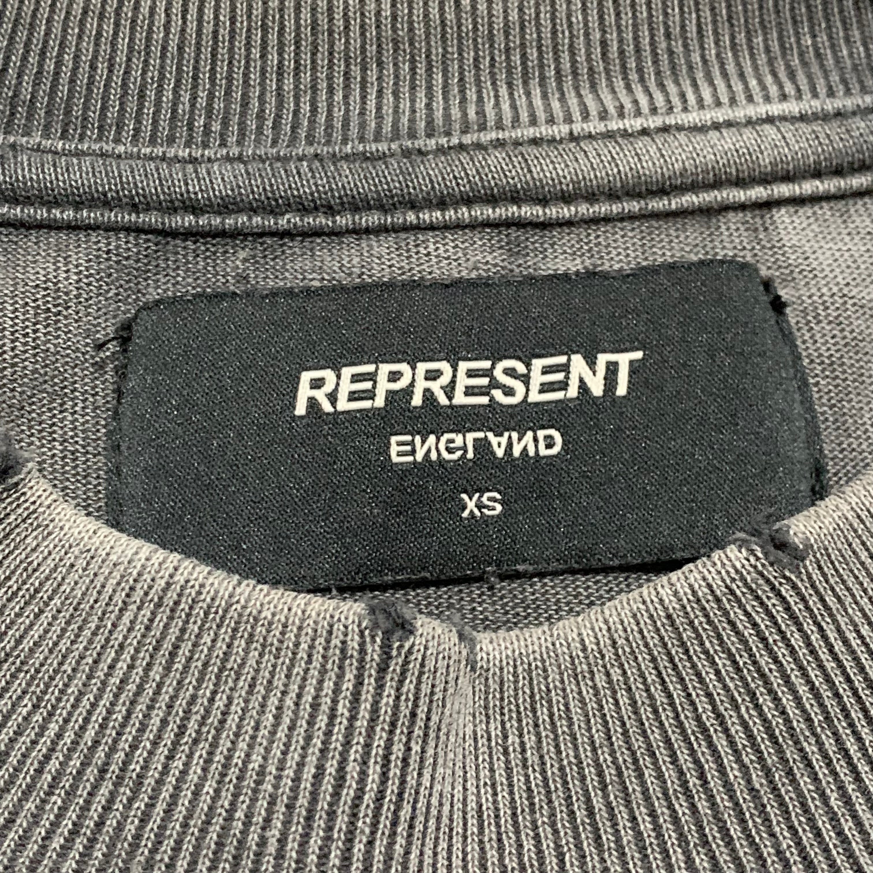 Represent XS Rep N Resent Vintage Grey Tee