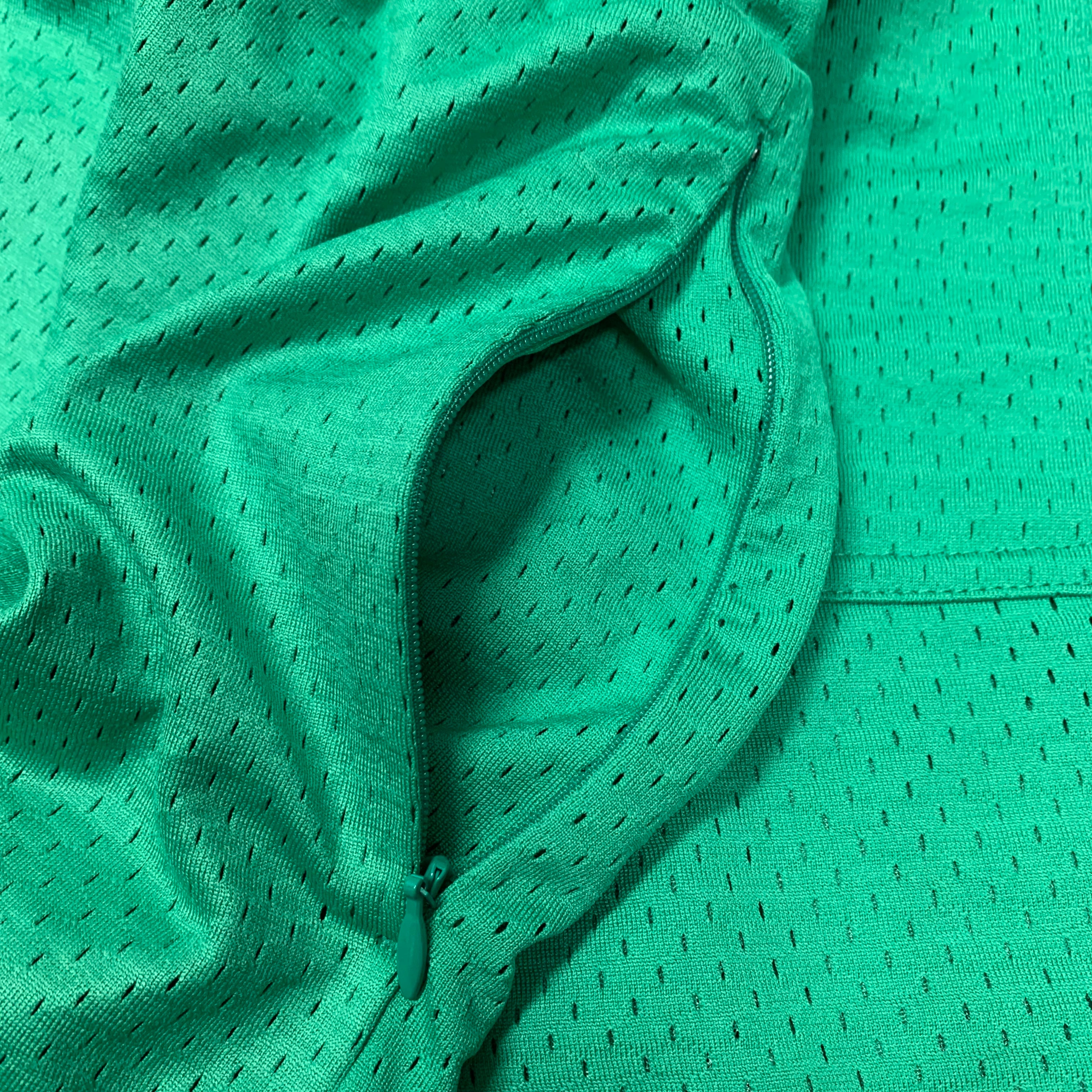 Represent Medium Shorts Owners Club Island Green Zip Mesh Shorts