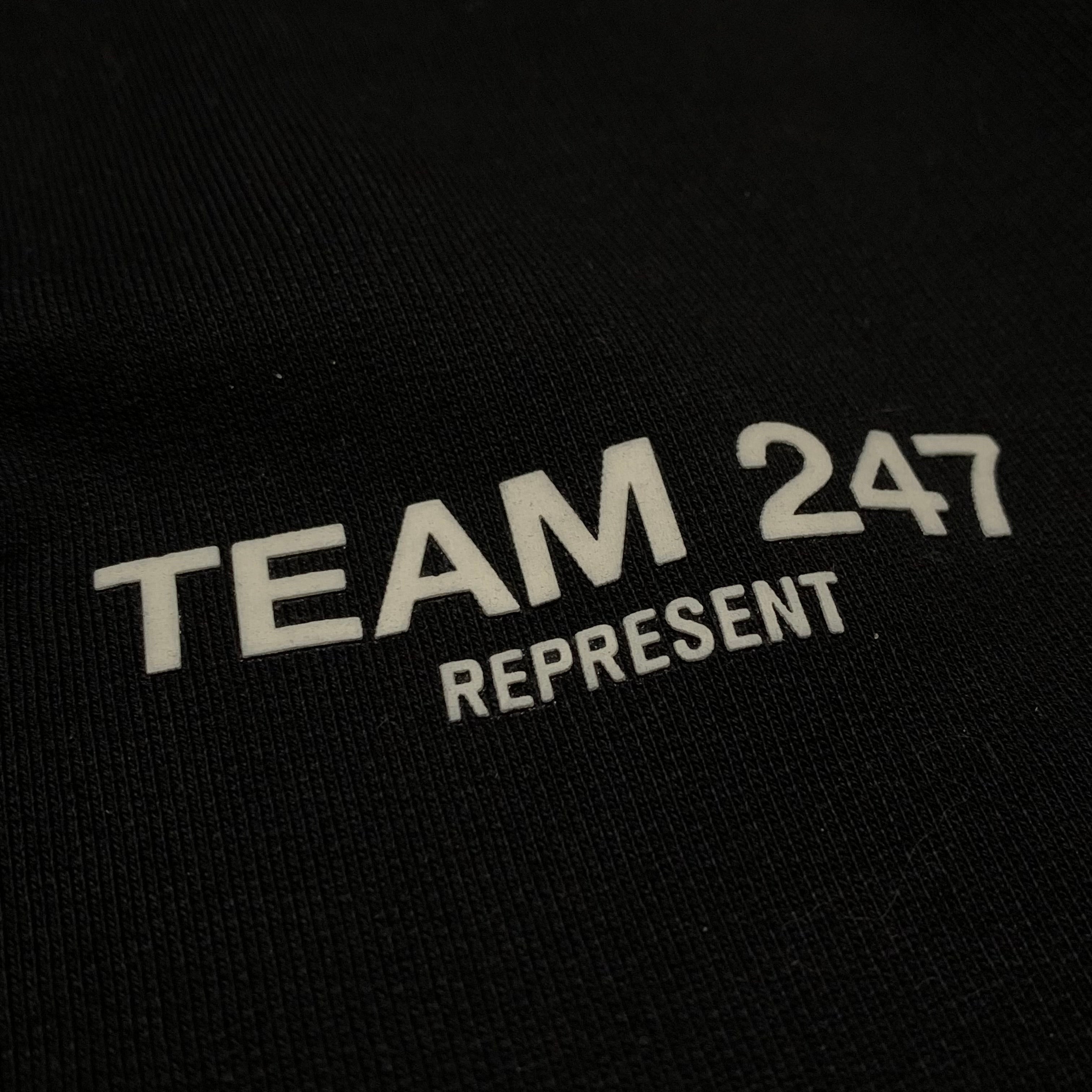 Represent XS Team 247 Black Jogger Bottoms