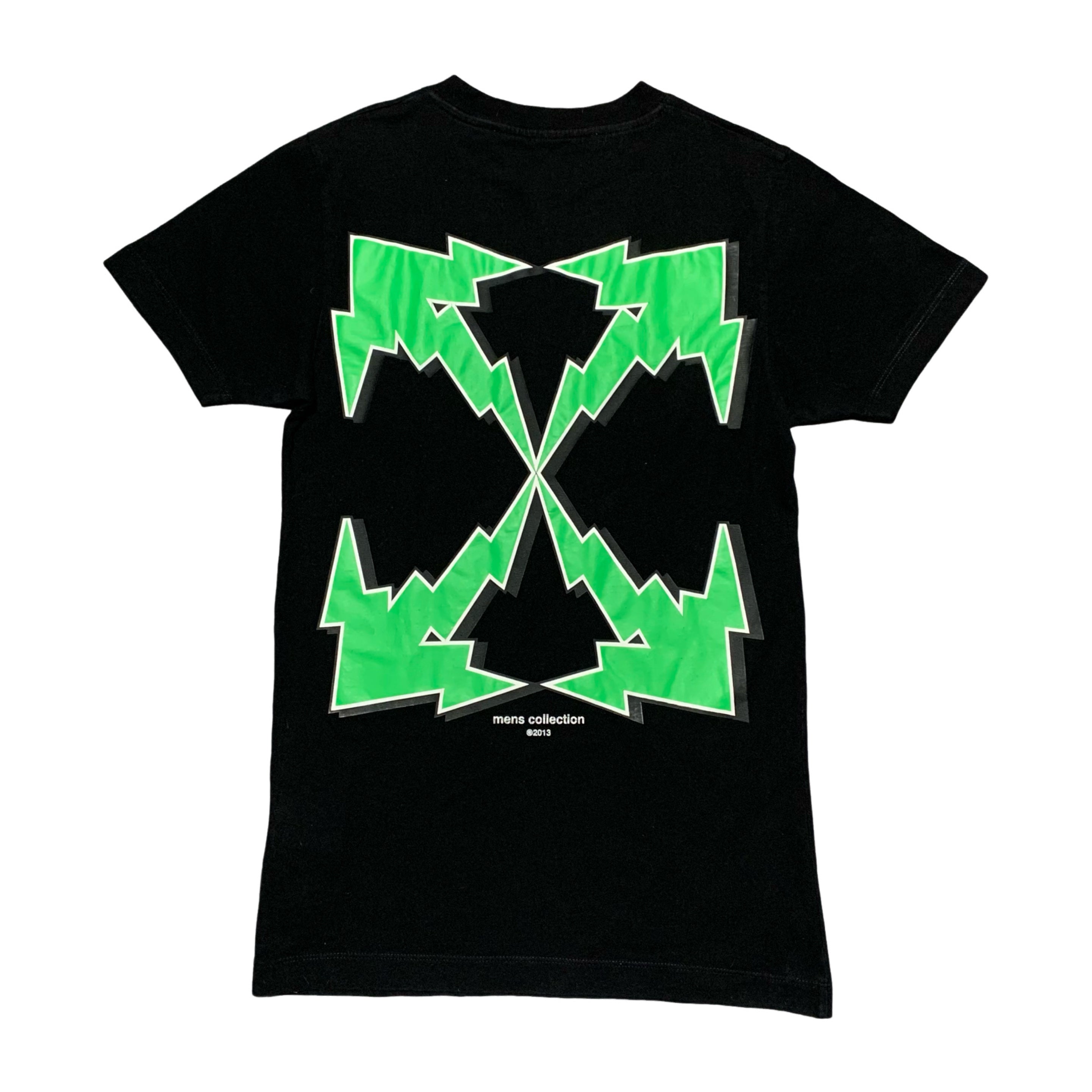 Off White XXS Bolt Arrows Black Tee Virgil Abloh