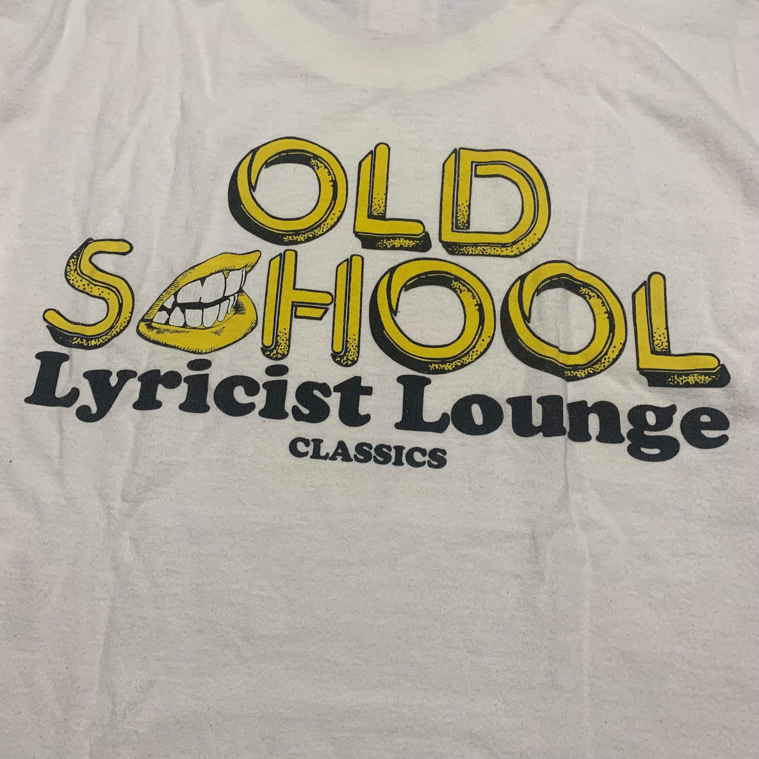 Bape Medium Old School Lyricist Lounge Classics White Tee