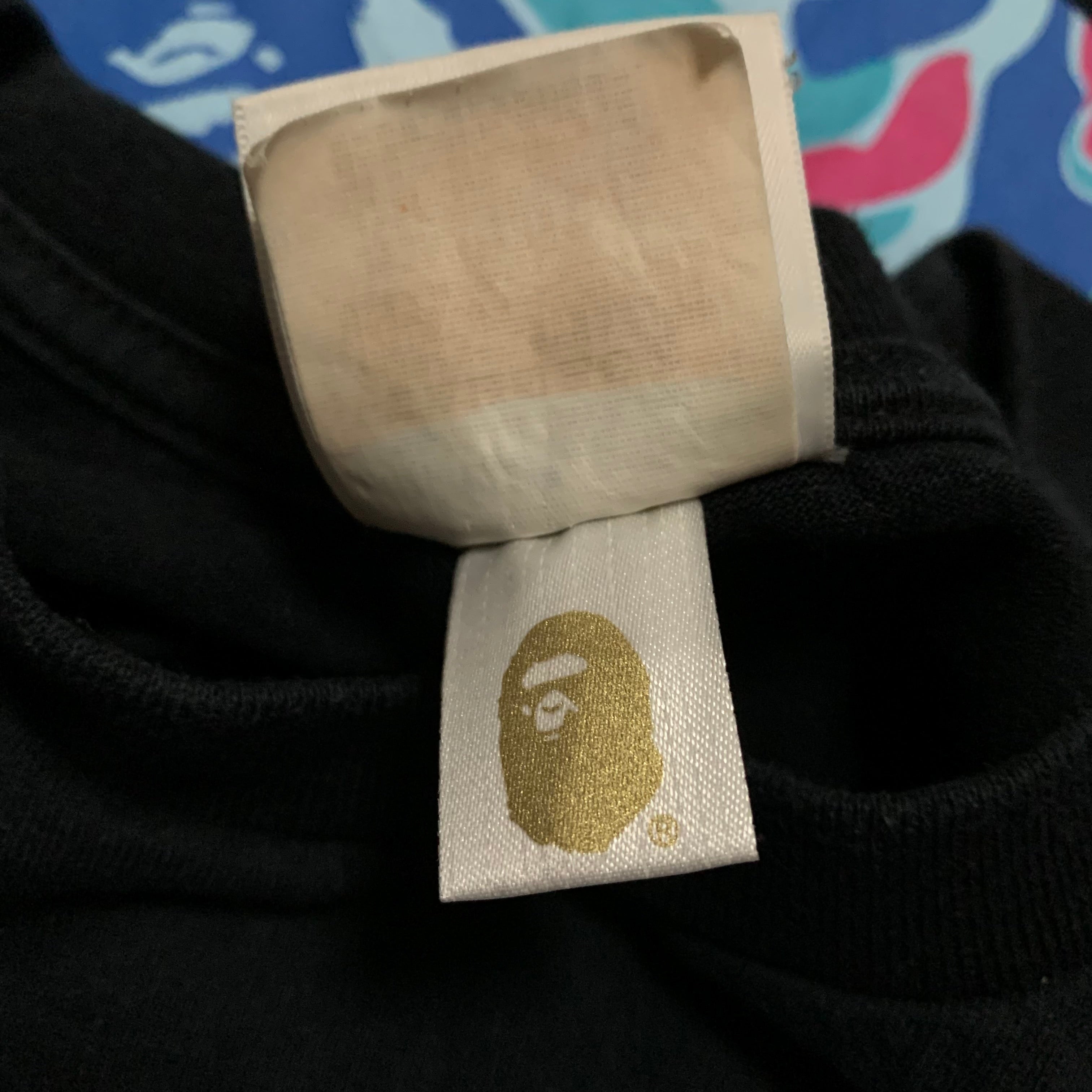 Bape Medium Marble Camo Black Tee A Bathing Ape