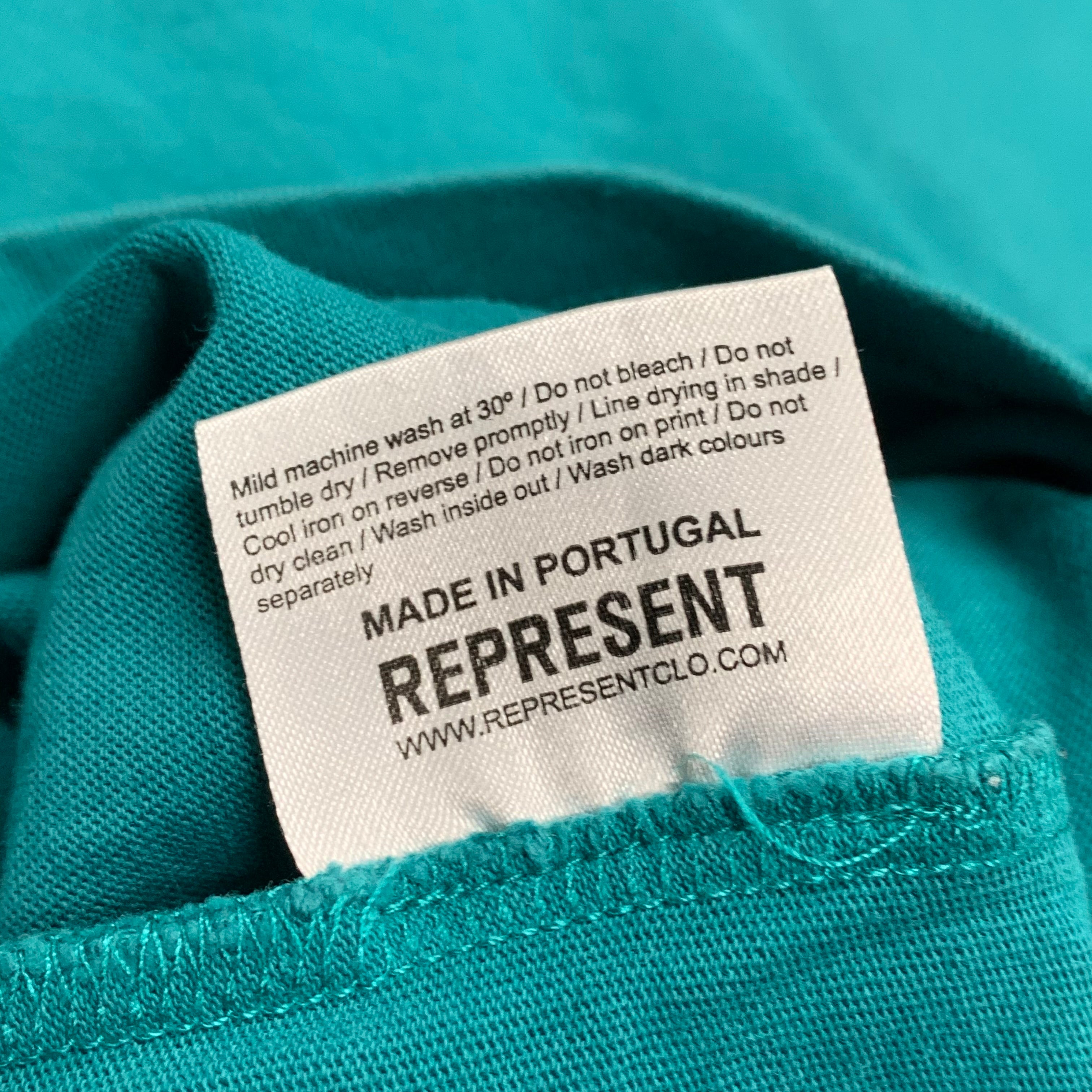 Represent Medium Tee Owners Club Teal T-Shirt