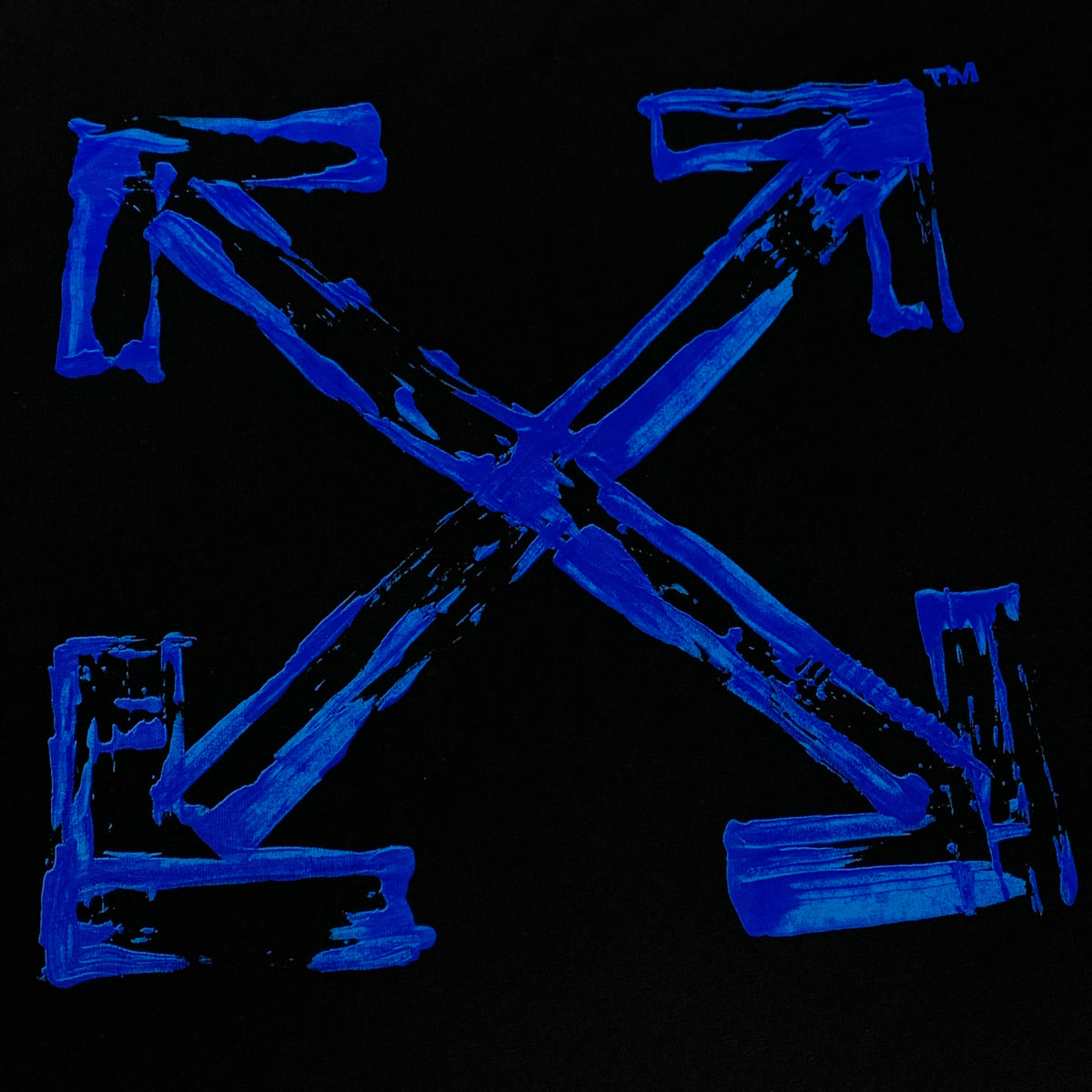 Off White Small Tee Arrows Graphic Black T-Shirt Virgil Abloh